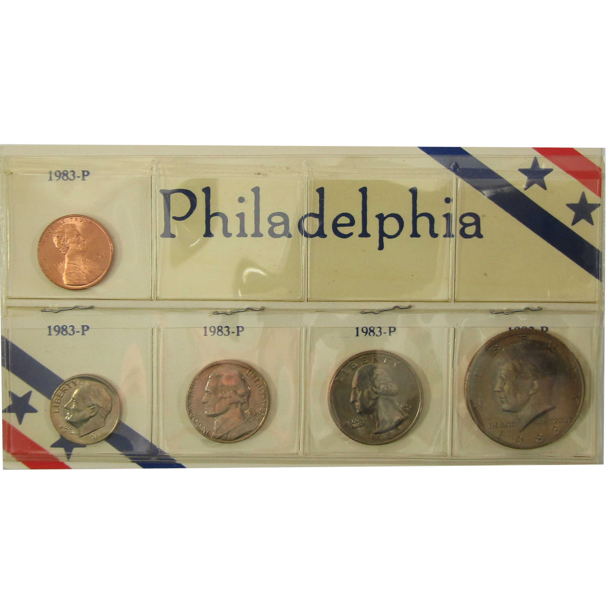 1983 P&D Unofficial 10-Coin Uncirculated Mint Set SKU:I28190