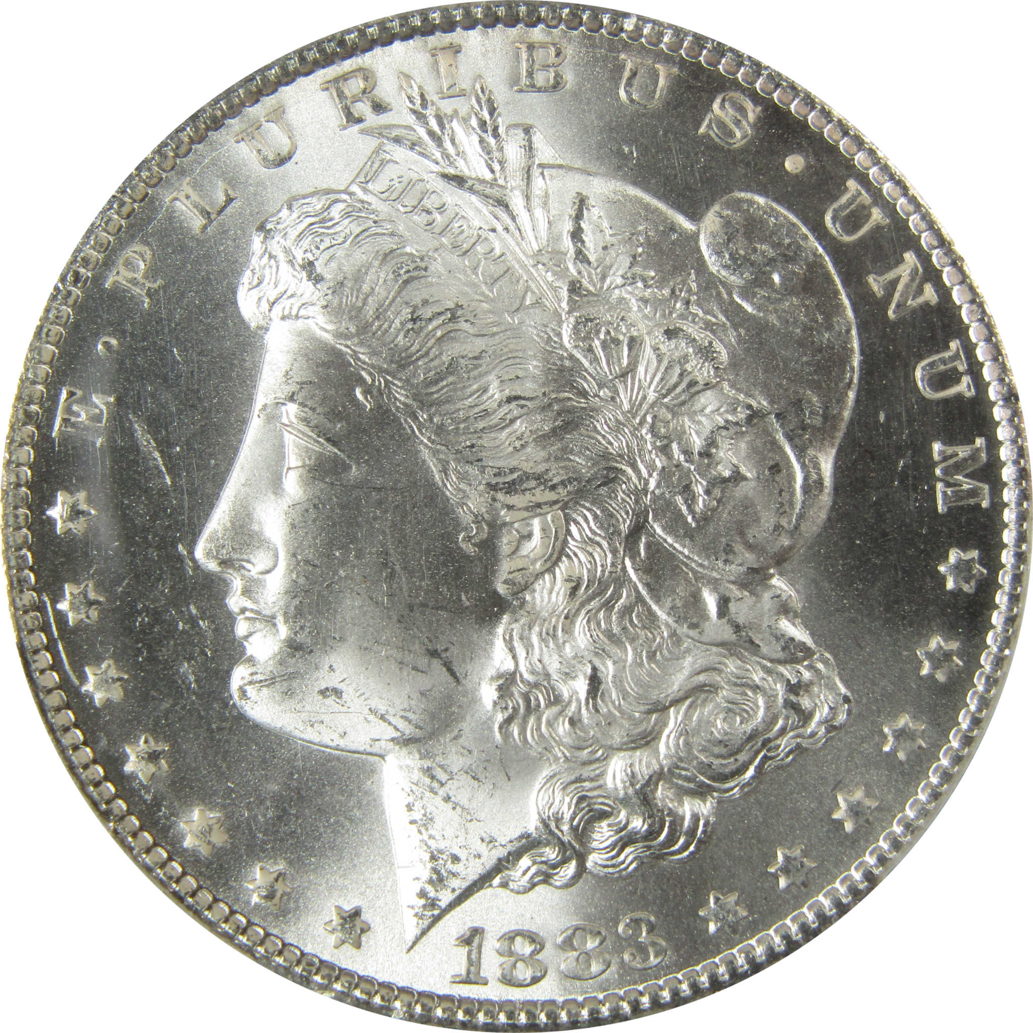 1883 CC Morgan Silver Dollar MS 64+ PCGS Uncirculated $1 CoinSKU:CP866