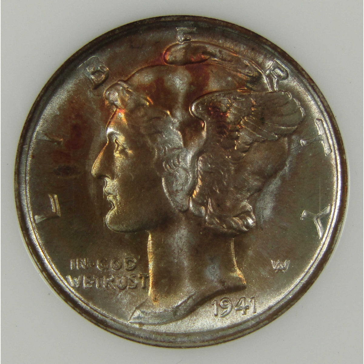 1941 S Mercury Silver Dime MS 66 NGC Uncirculated 10c Coin Collectible
