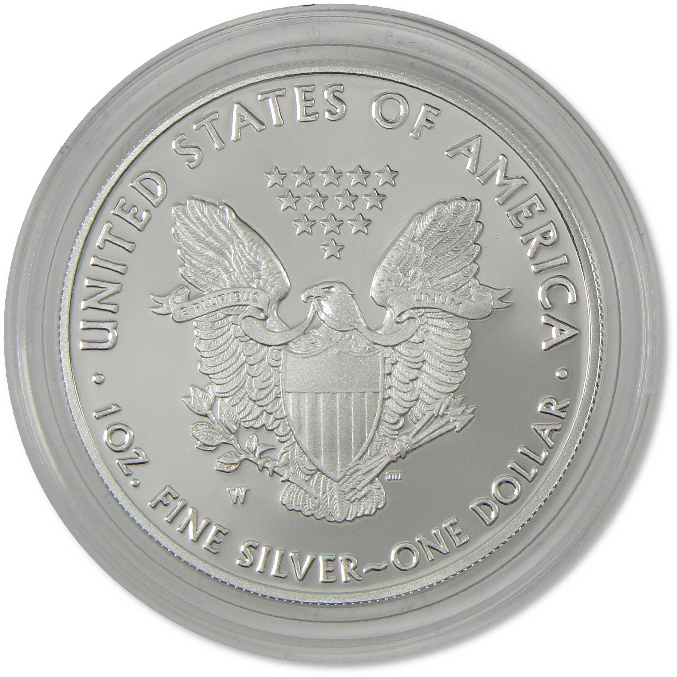 2020 W American Silver Eagle Choice Proof Bullion $1 Coin OGP COA