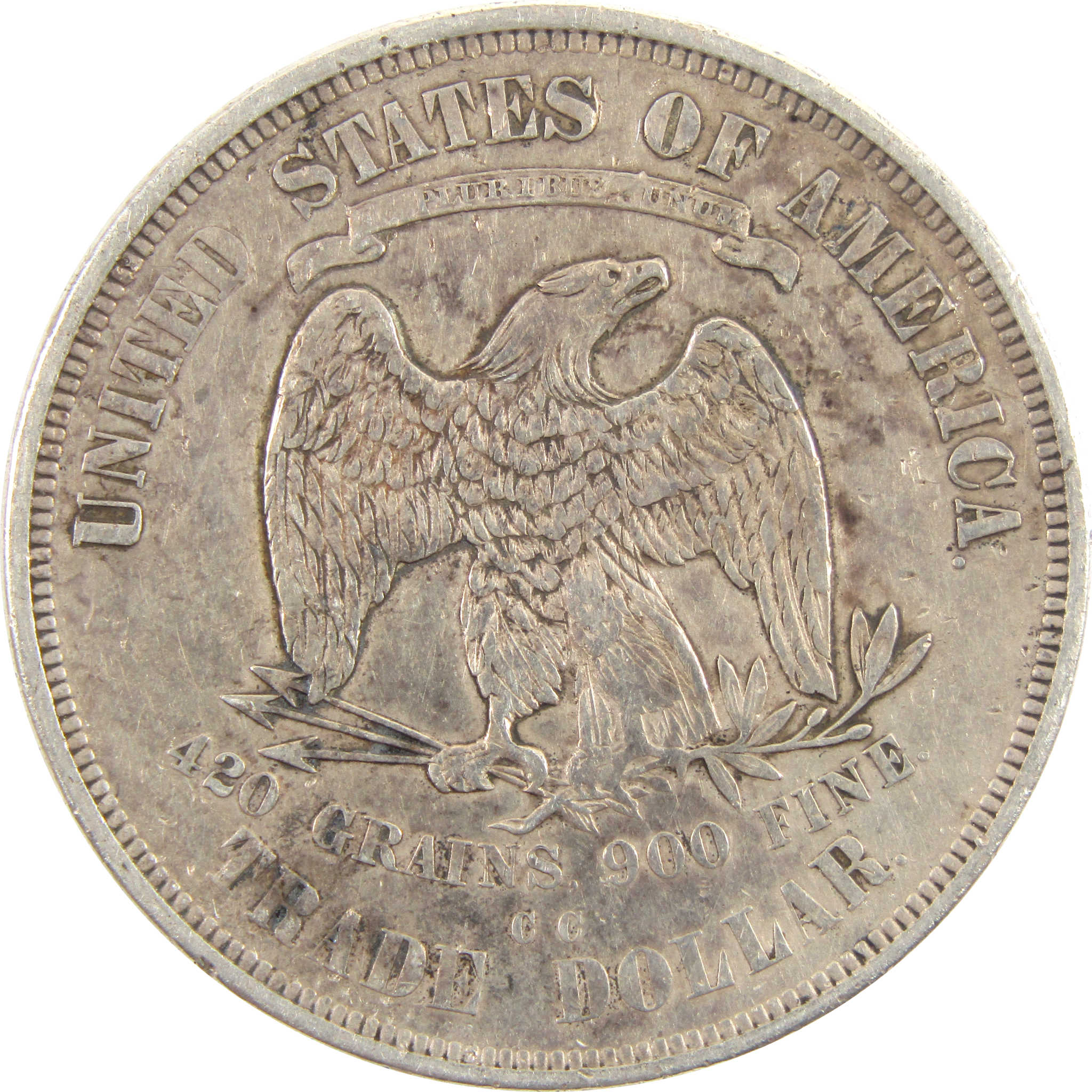 1875 CC Type 1 Trade Dollar VF Very Fine 90% Silver $1 SKU:CPC4969