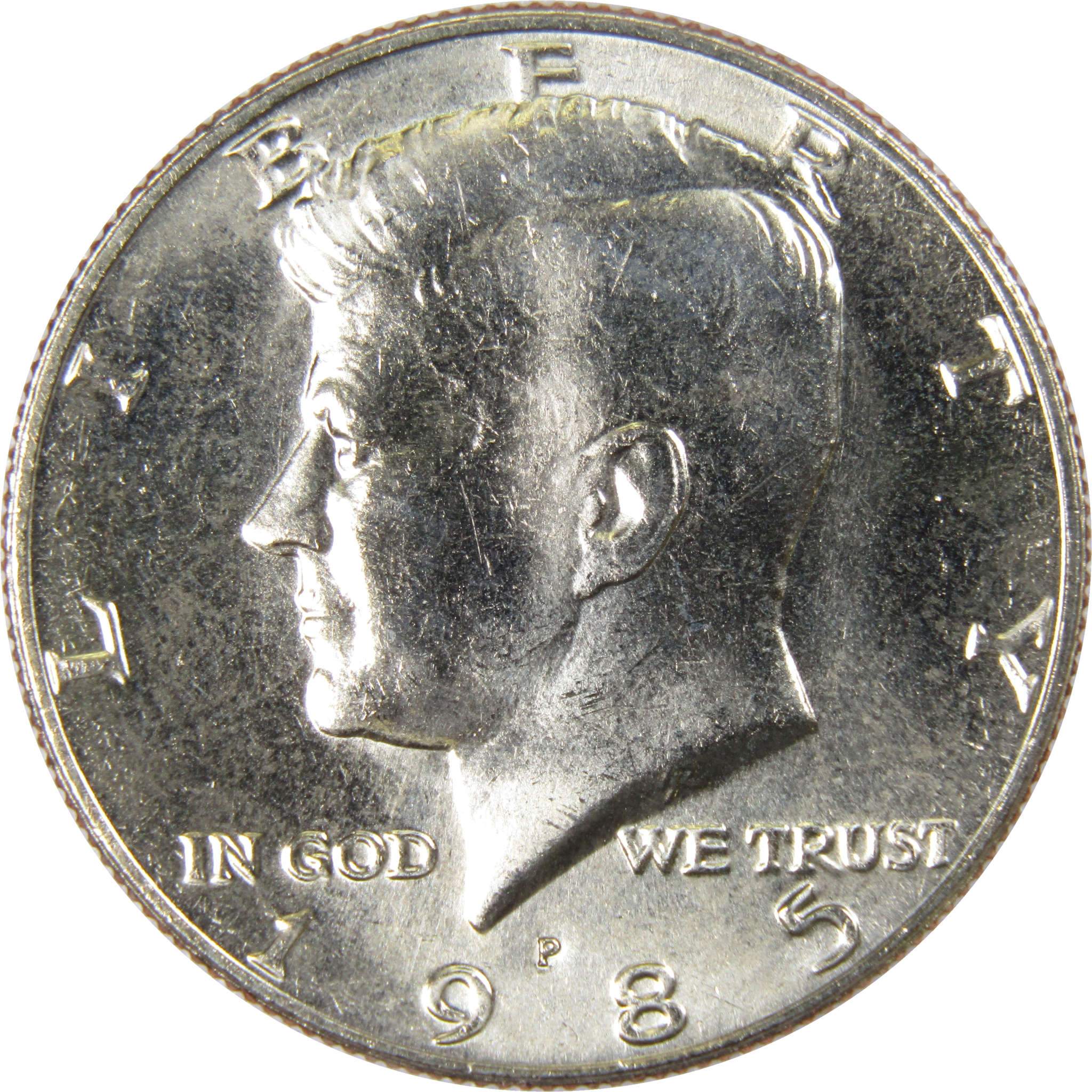 1985 P Kennedy Half Dollar Clad Uncirculated Mint State 50c Coin