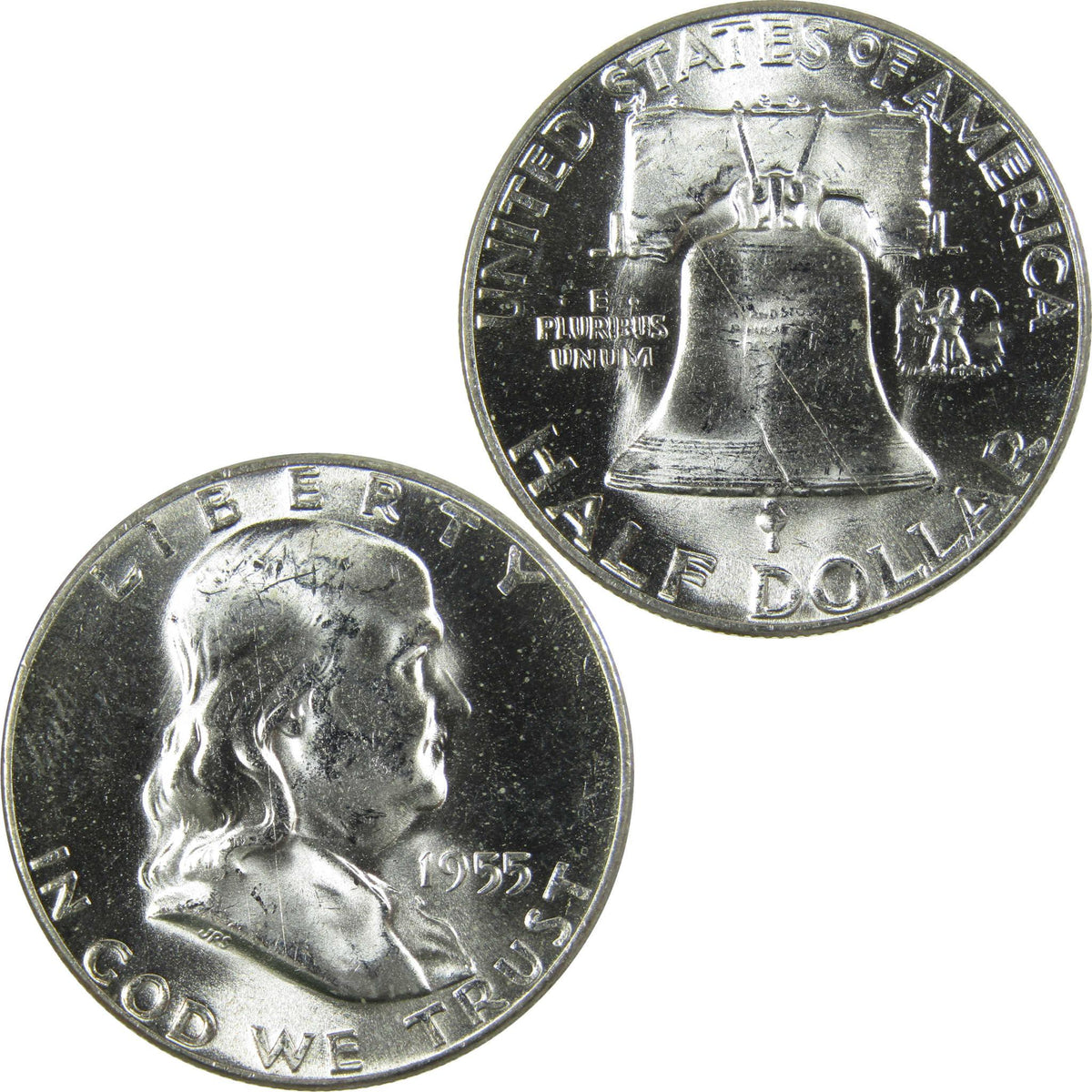 1955 Bugs Bunny Franklin Silver 50c Uncirculated Mint State SKU:I27852