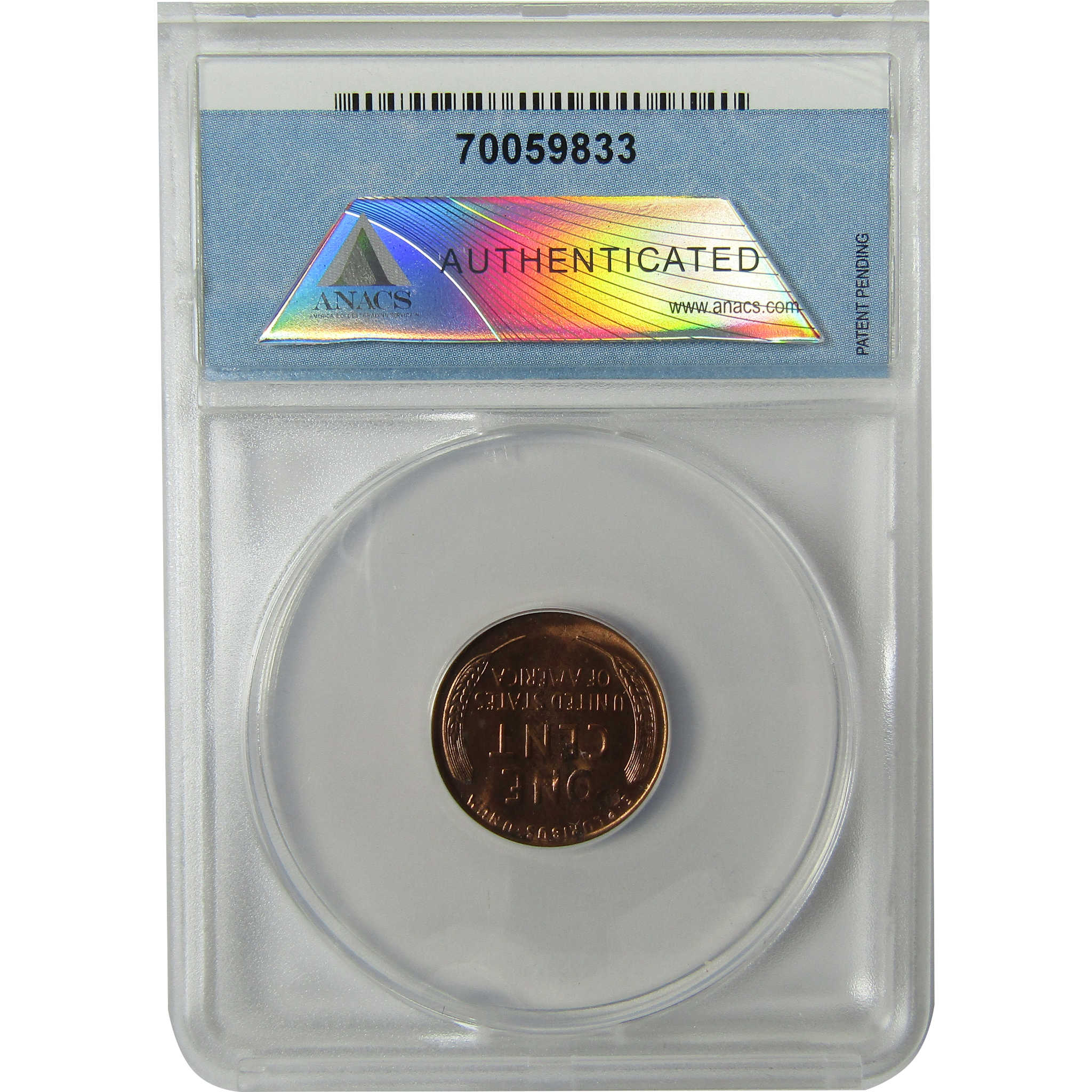 1940 S Lincoln Wheat 1c MS 64 RB ANACS Struck Through Error SKU:I28435