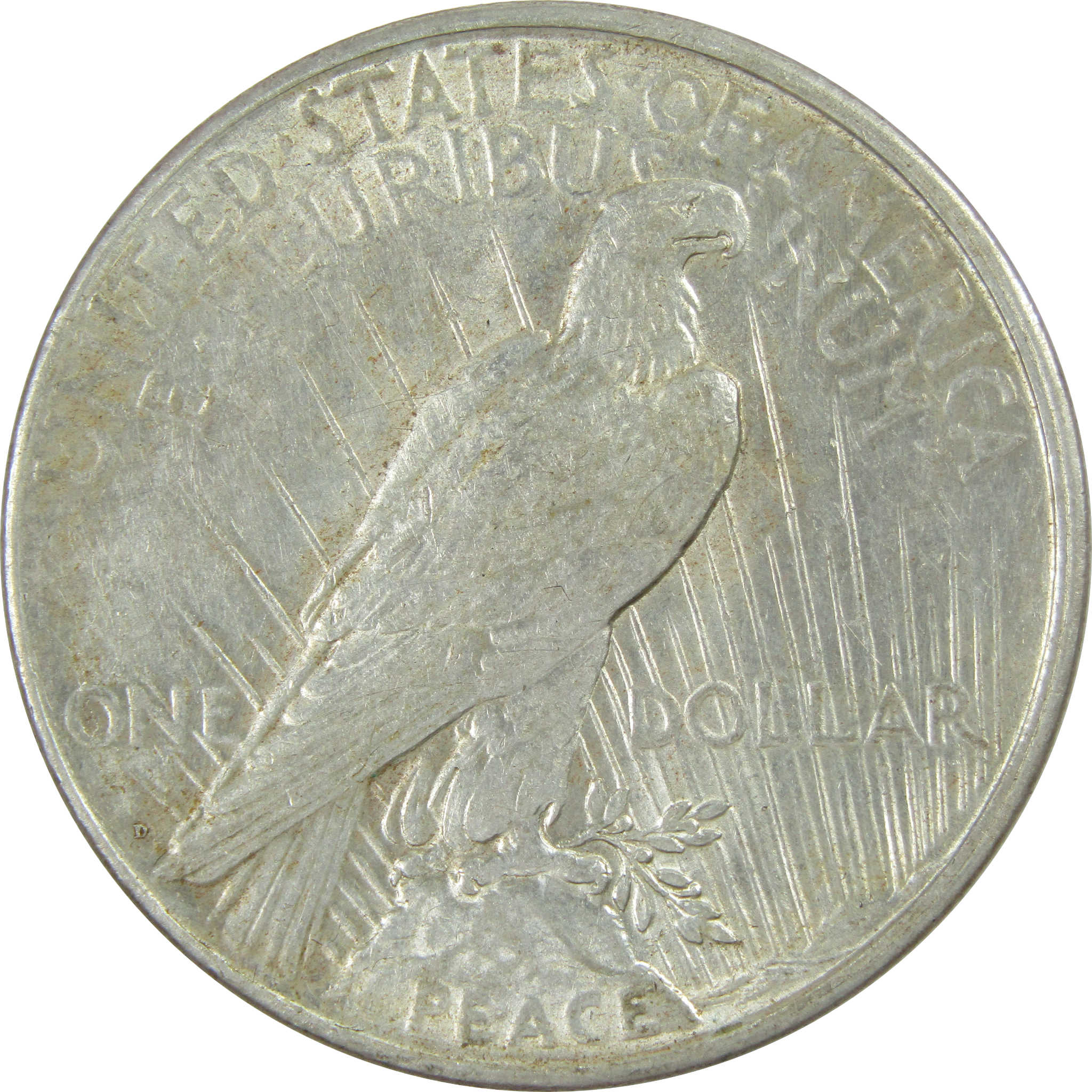 1926 D Peace Dollar AU About Uncirculated Silver $1 Coin SKU:I13686