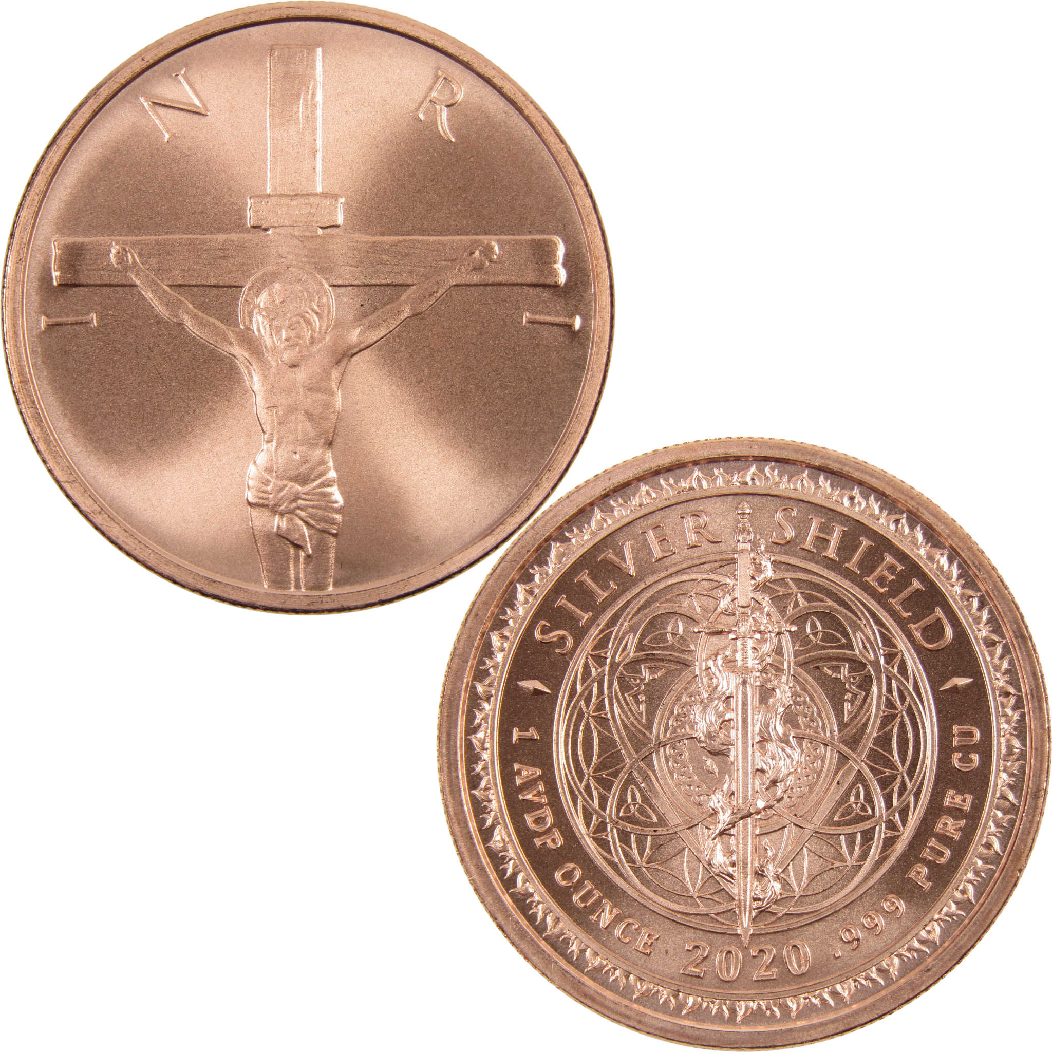 Crucifixion of Christ 1 oz .999 Copper Round Holiday Collectible 2020