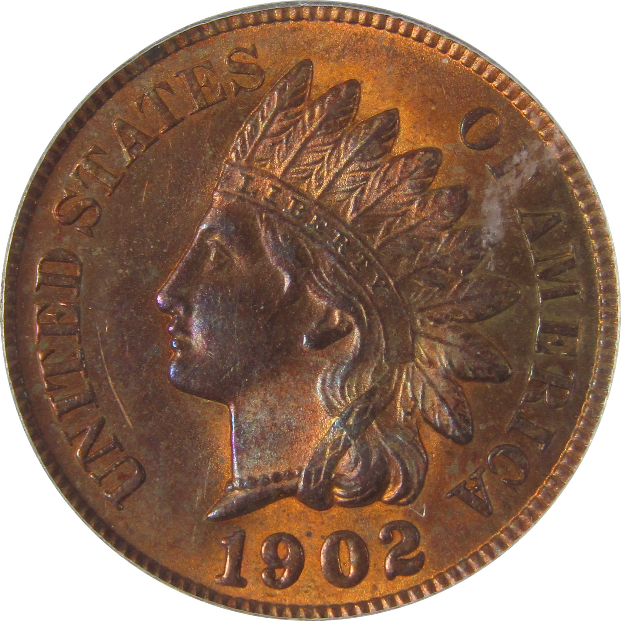 1902 Indian Head Cent MS 64 BN ICG Penny Uncirculated SKU:I22958