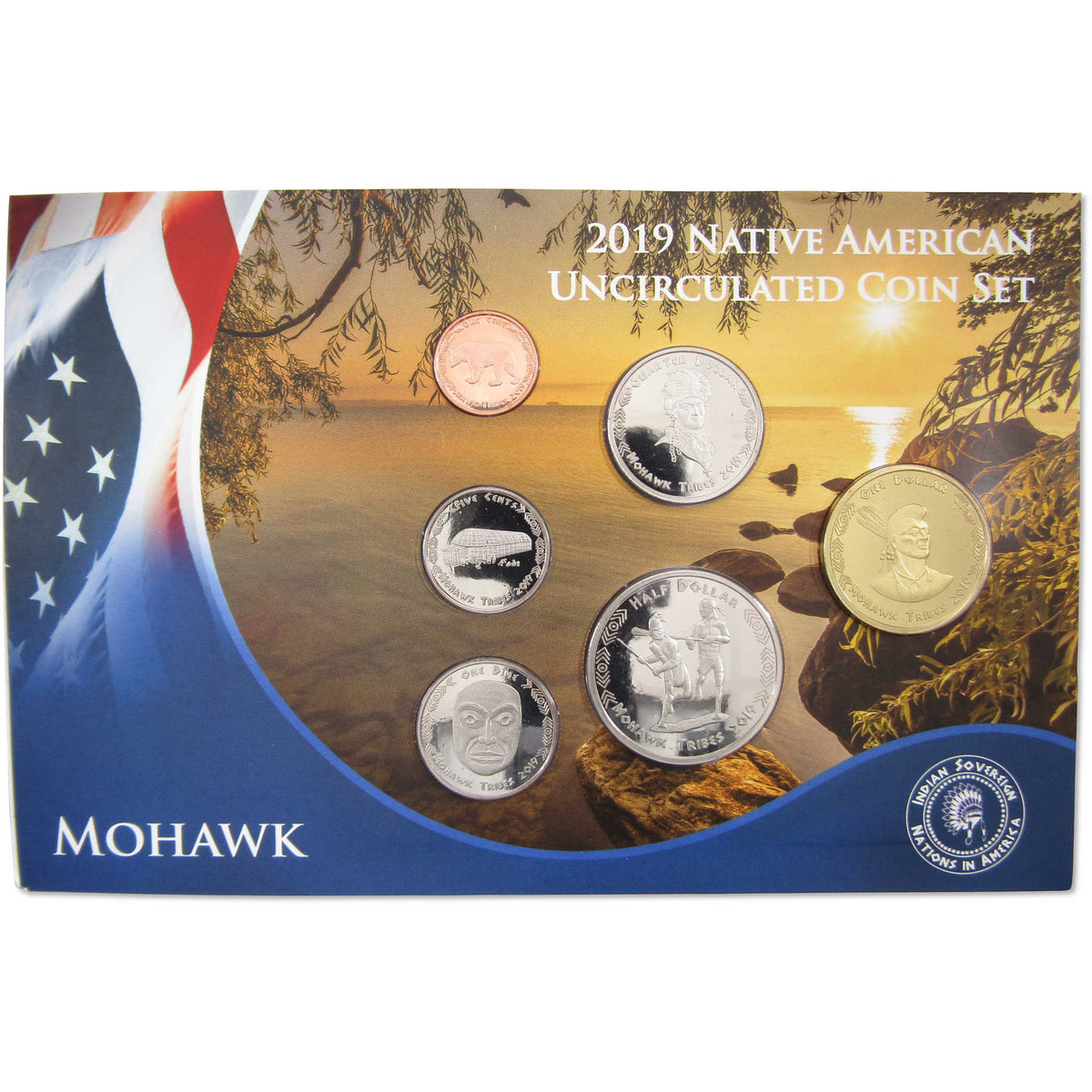 2019 Mohawk Sovereign Nation Native American Uncirculated Coin Set