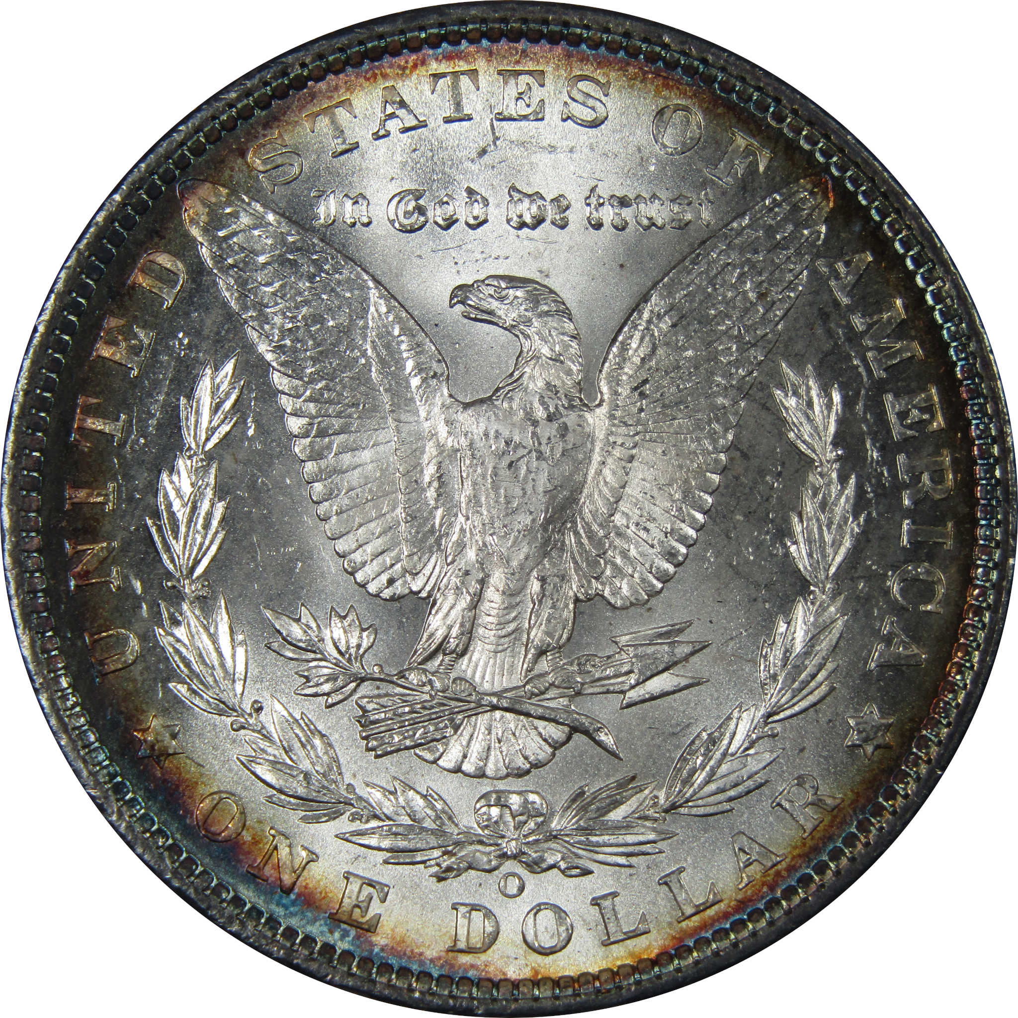 1904 O Morgan Dollar BU Choice Uncirculated Silver Toned SKU IPC8404