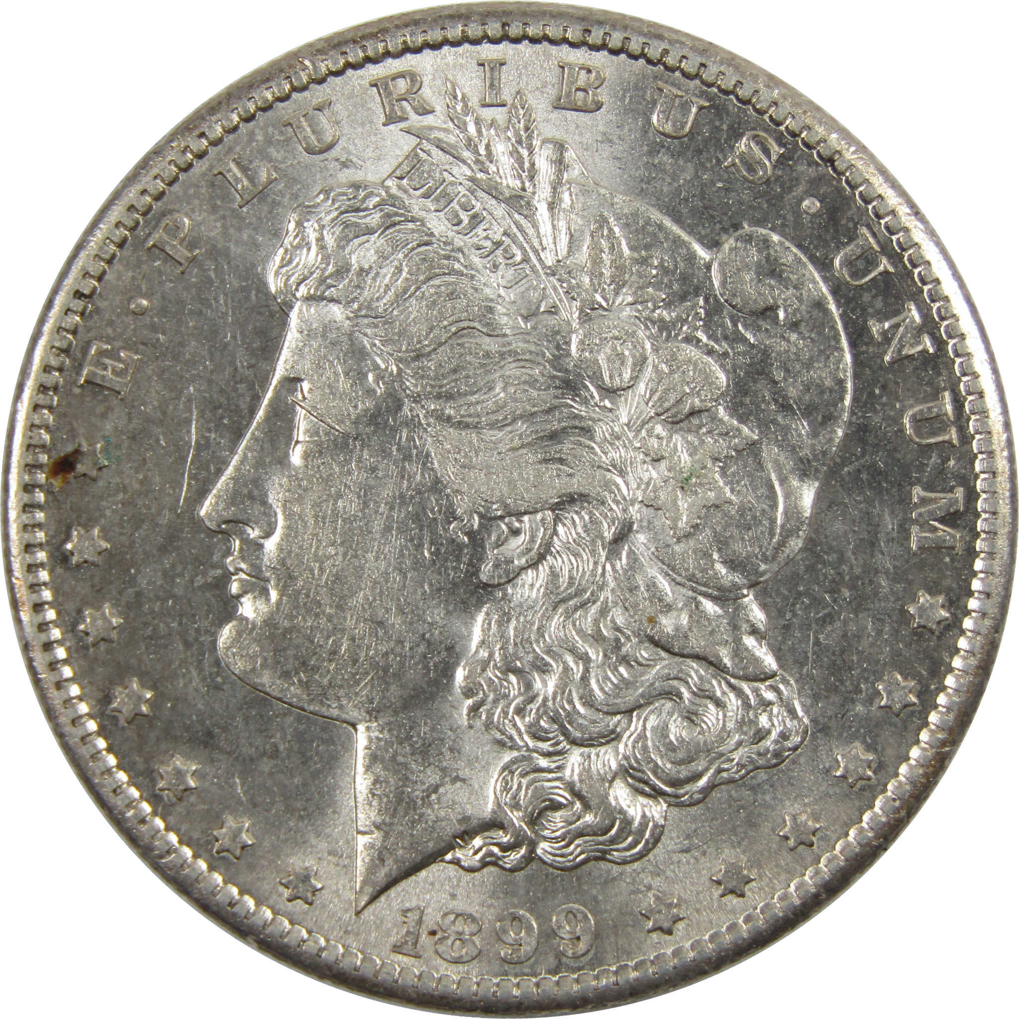 1899 S Morgan Dollar Borderline Uncirculated 90% Silver $1 SKU:I6073 - Morgan coin - Morgan silver dollar - Morgan silver dollar for sale - Profile Coins &amp; Collectibles