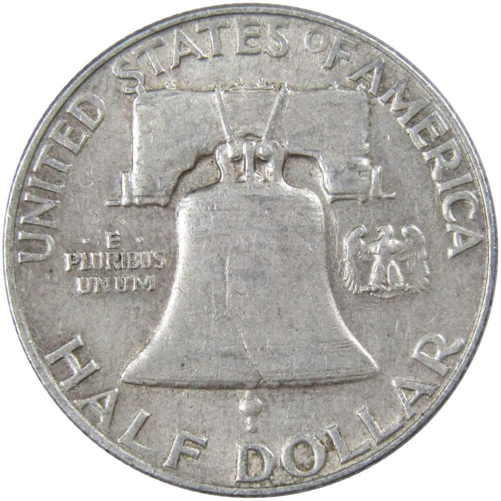 1959 Franklin Half Dollar XF EF Extremely Fine 90% Silver 50c US Coin