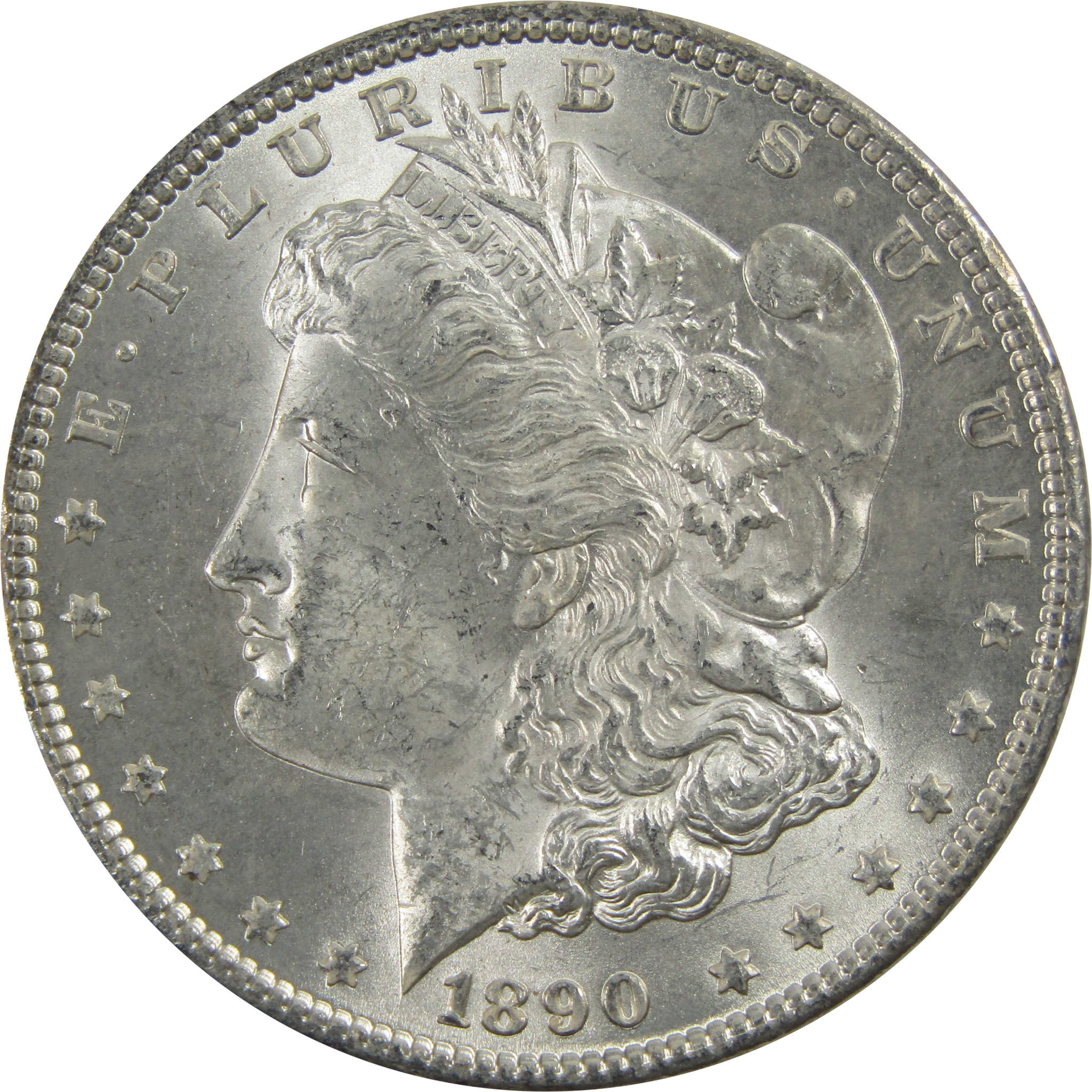 1890 Morgan Dollar BU Uncirculated 90% Silver $1 Coin SKU:I5140 - Morgan coin - Morgan silver dollar - Morgan silver dollar for sale - Profile Coins &amp; Collectibles