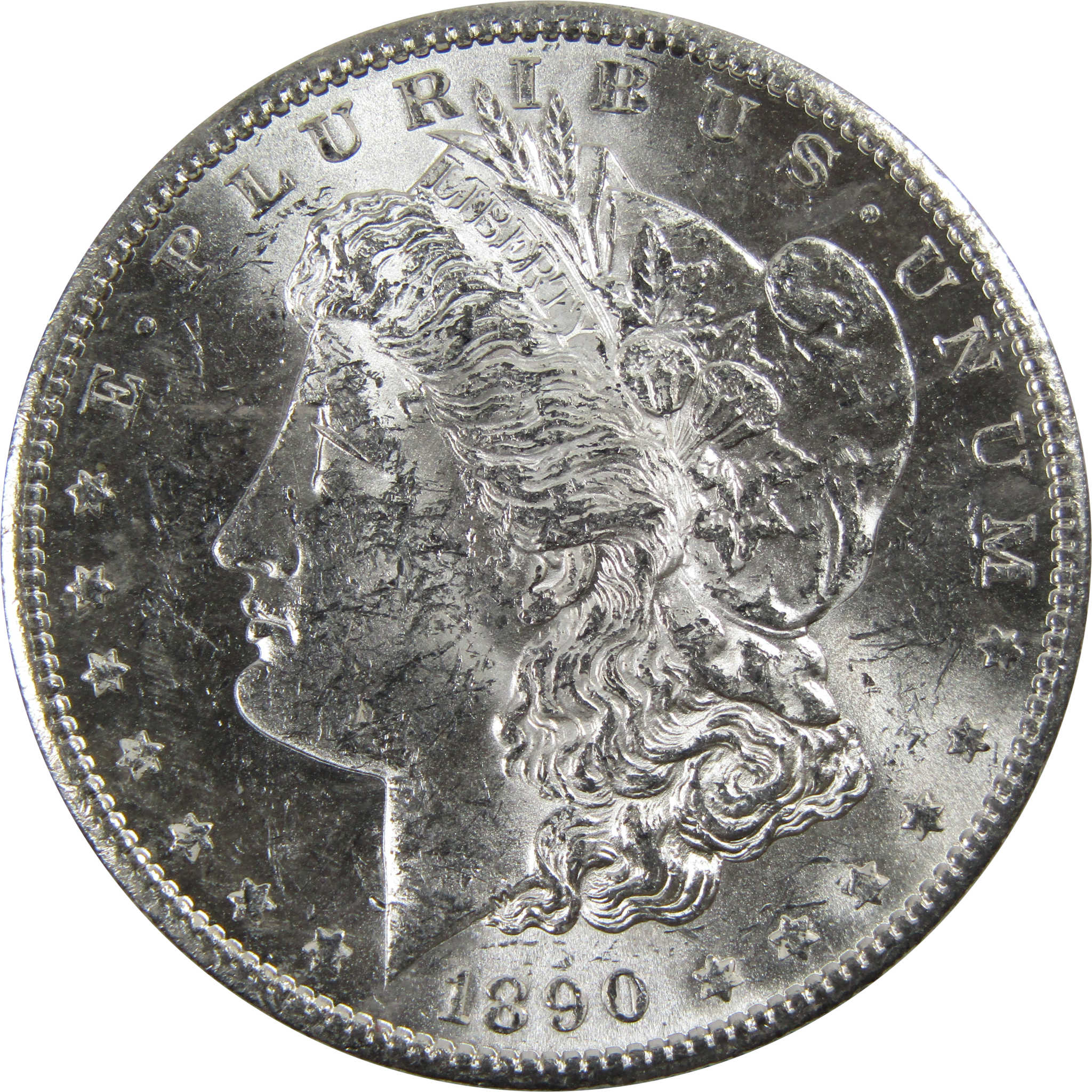 1890 S Morgan Dollar BU Uncirculated 90% Silver $1 Coin SKU:I4921 - Morgan coin - Morgan silver dollar - Morgan silver dollar for sale - Profile Coins &amp; Collectibles