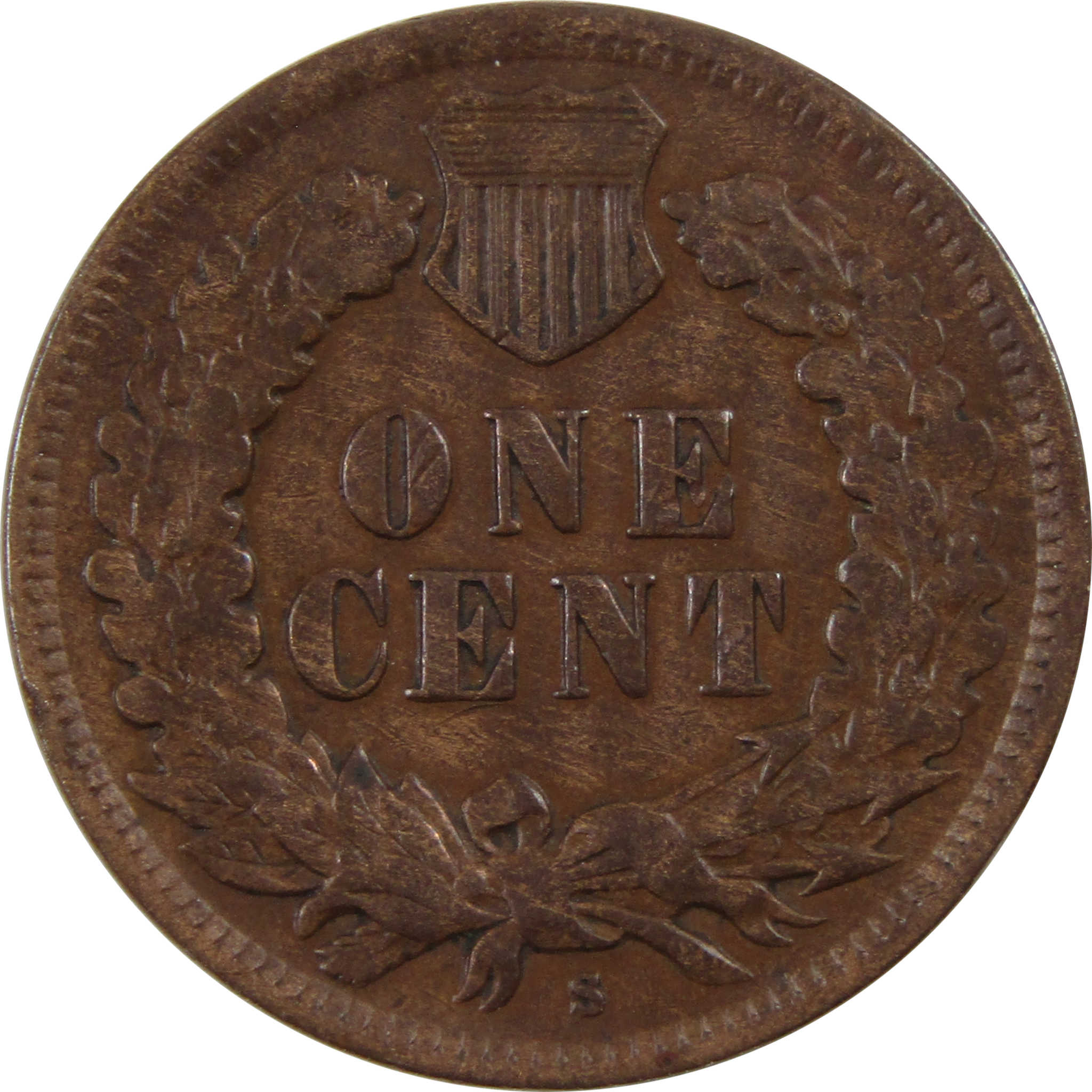 1908 S Indian Head Cent VF Very Fine Bronze Penny 1c US Coin SKU:I3516