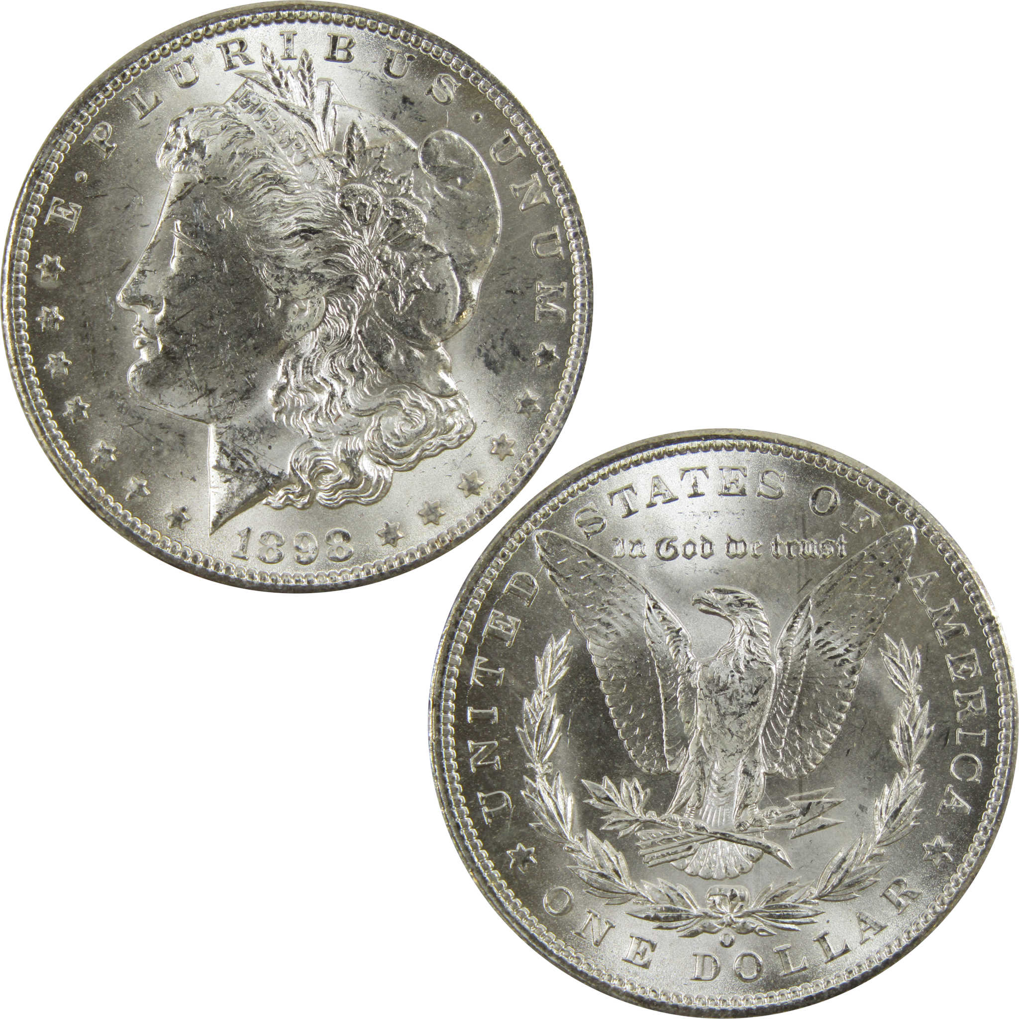 1898 O Morgan Dollar BU Uncirculated 90% Silver $1 Coin SKU:I5211 - Morgan coin - Morgan silver dollar - Morgan silver dollar for sale - Profile Coins &amp; Collectibles