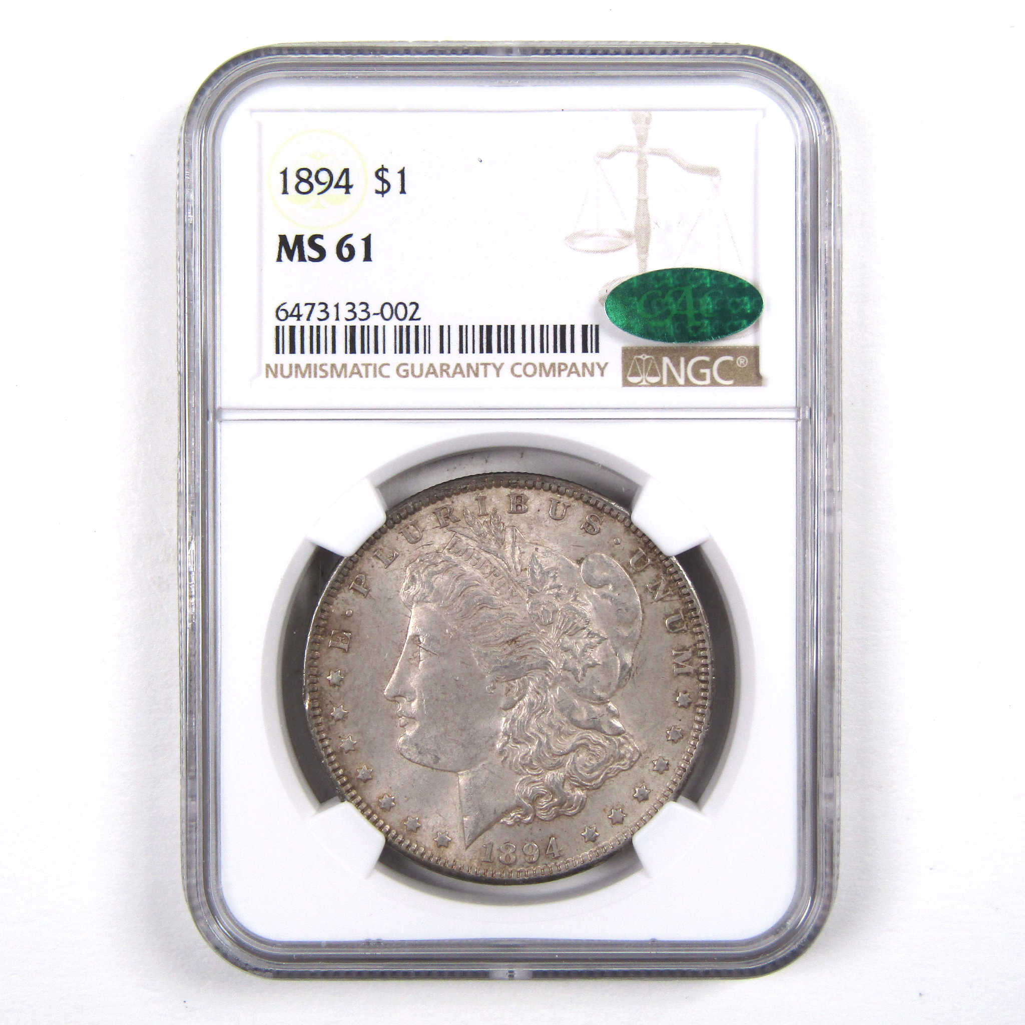 1894 Morgan Dollar MS 61 NGC CAC 90% Silver Uncirculated SKU:I3439 - Morgan coin - Morgan silver dollar - Morgan silver dollar for sale - Profile Coins &amp; Collectibles