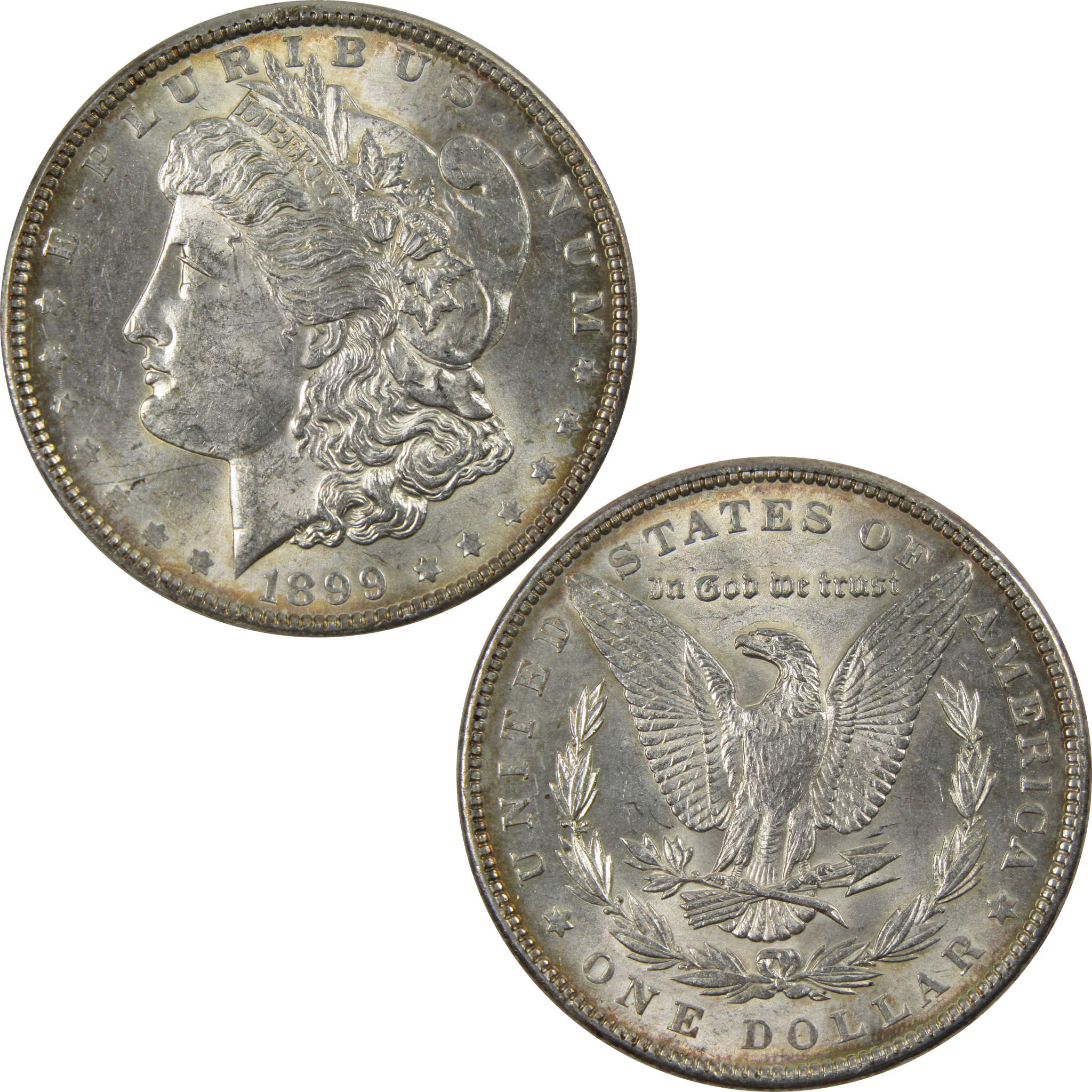 1899 Morgan Dollar CH AU Choice About Uncirculated Silver SKU:I4355 - Morgan coin - Morgan silver dollar - Morgan silver dollar for sale - Profile Coins &amp; Collectibles