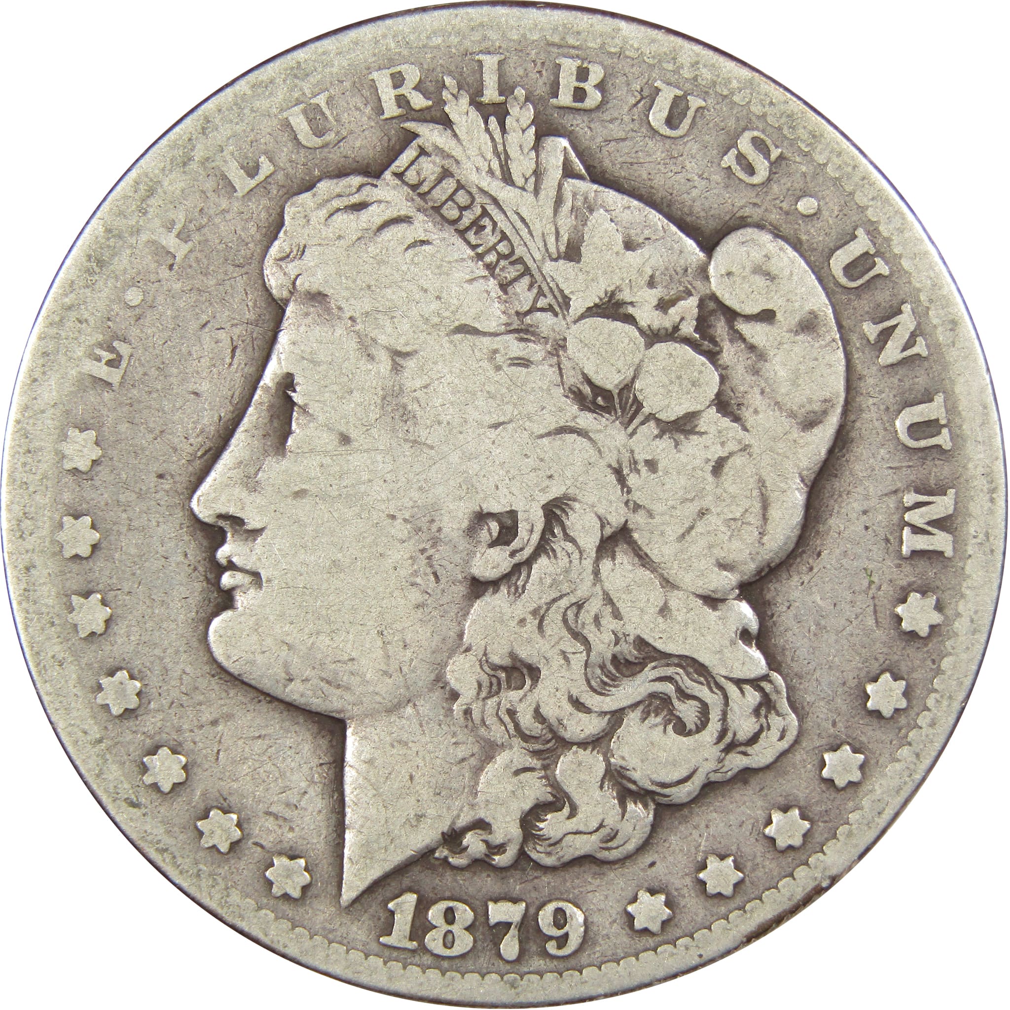 1879 S Rev 78 Morgan Dollar AG About Good 90% Silver SKU:IPC7448 - Morgan coin - Morgan silver dollar - Morgan silver dollar for sale - Profile Coins &amp; Collectibles