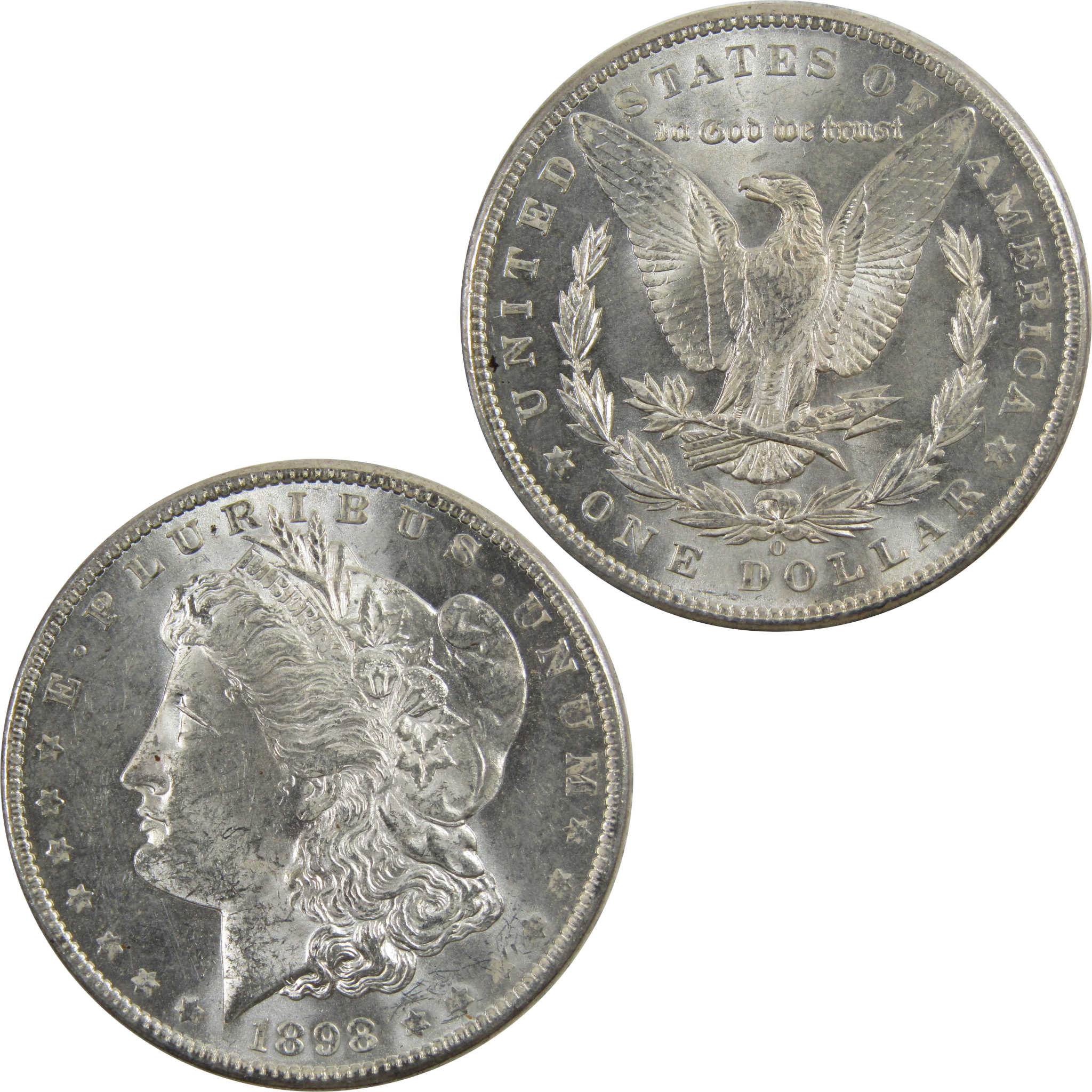 1898 O Morgan Dollar BU Uncirculated 90% Silver $1 Coin SKU:I5271 - Morgan coin - Morgan silver dollar - Morgan silver dollar for sale - Profile Coins &amp; Collectibles