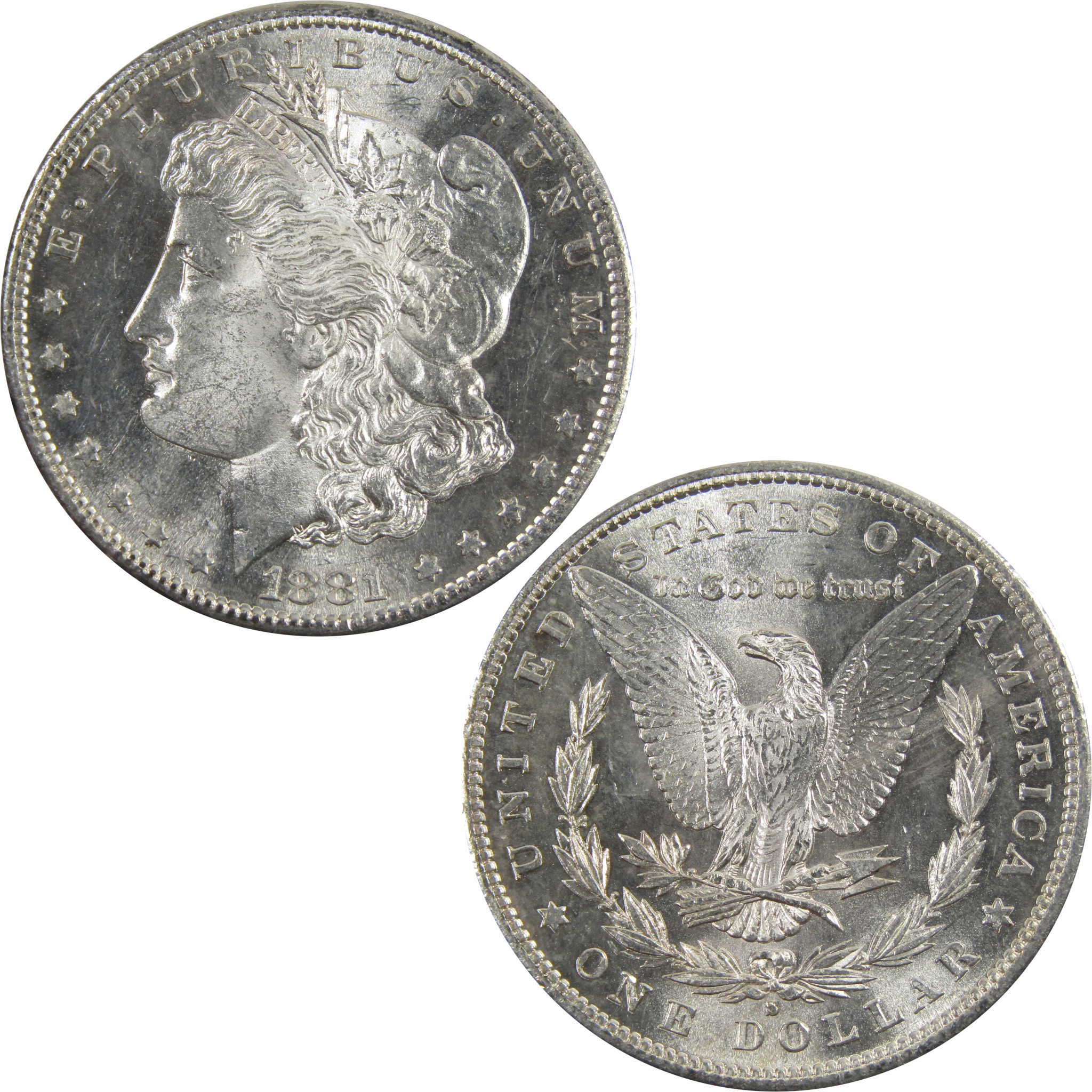 1881 S Morgan Dollar BU Uncirculated 90% Silver $1 Coin SKU:I5321 - Morgan coin - Morgan silver dollar - Morgan silver dollar for sale - Profile Coins &amp; Collectibles