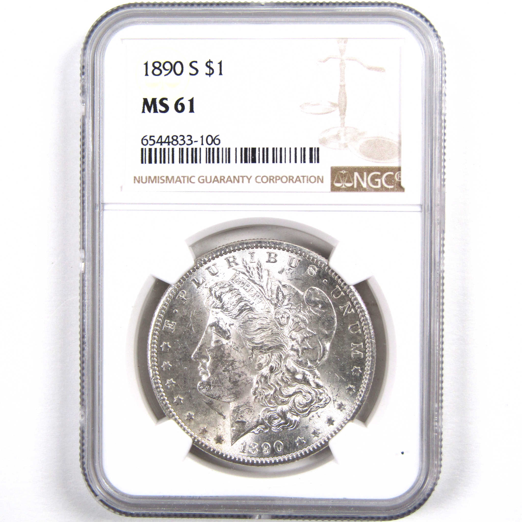 1890 S Morgan Dollar MS 61 NGC 90% Silver Uncirculated SKU:I3100 - Morgan coin - Morgan silver dollar - Morgan silver dollar for sale - Profile Coins &amp; Collectibles