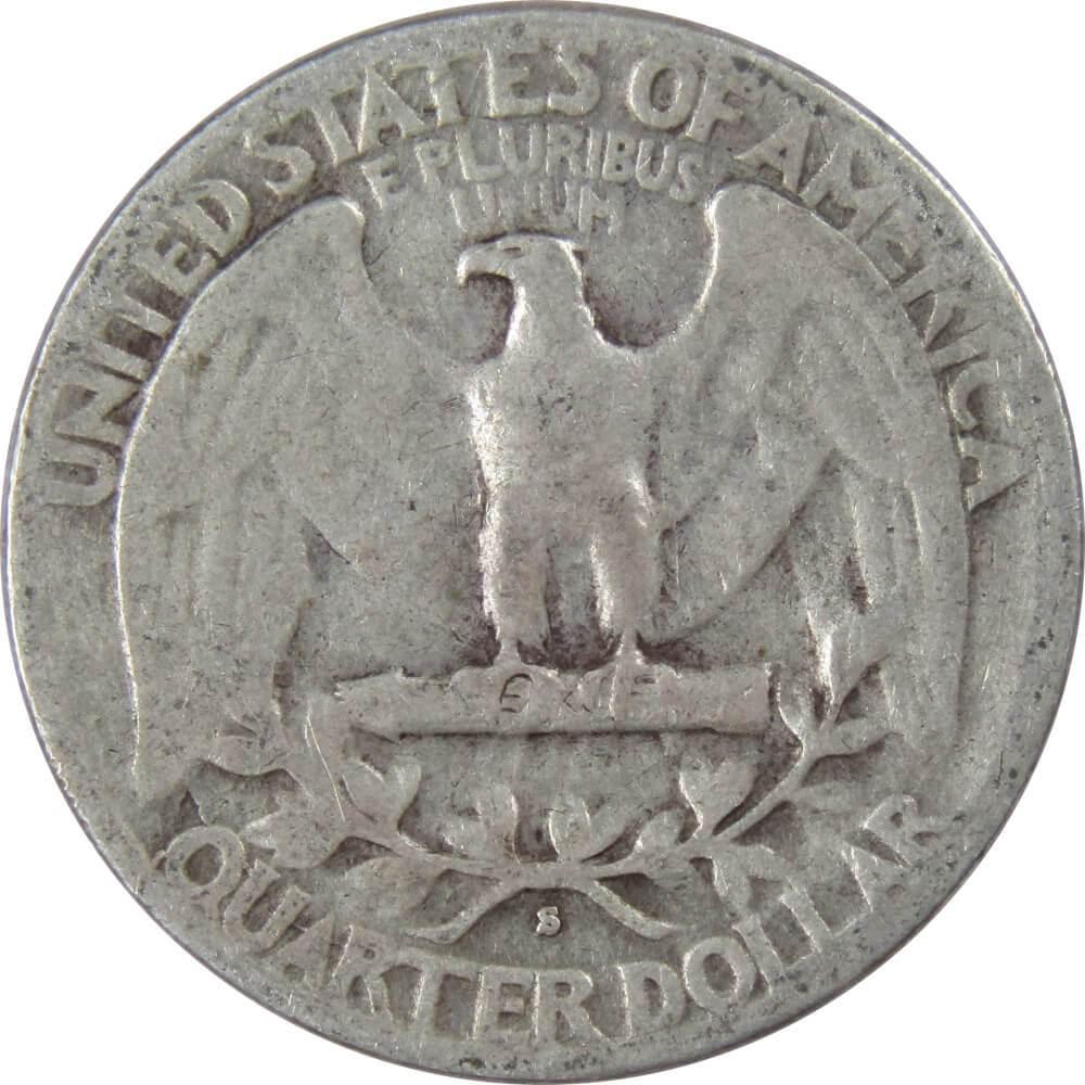 1940 S Washington Quarter AG About Good 90% Silver 25c US Coin Collectible