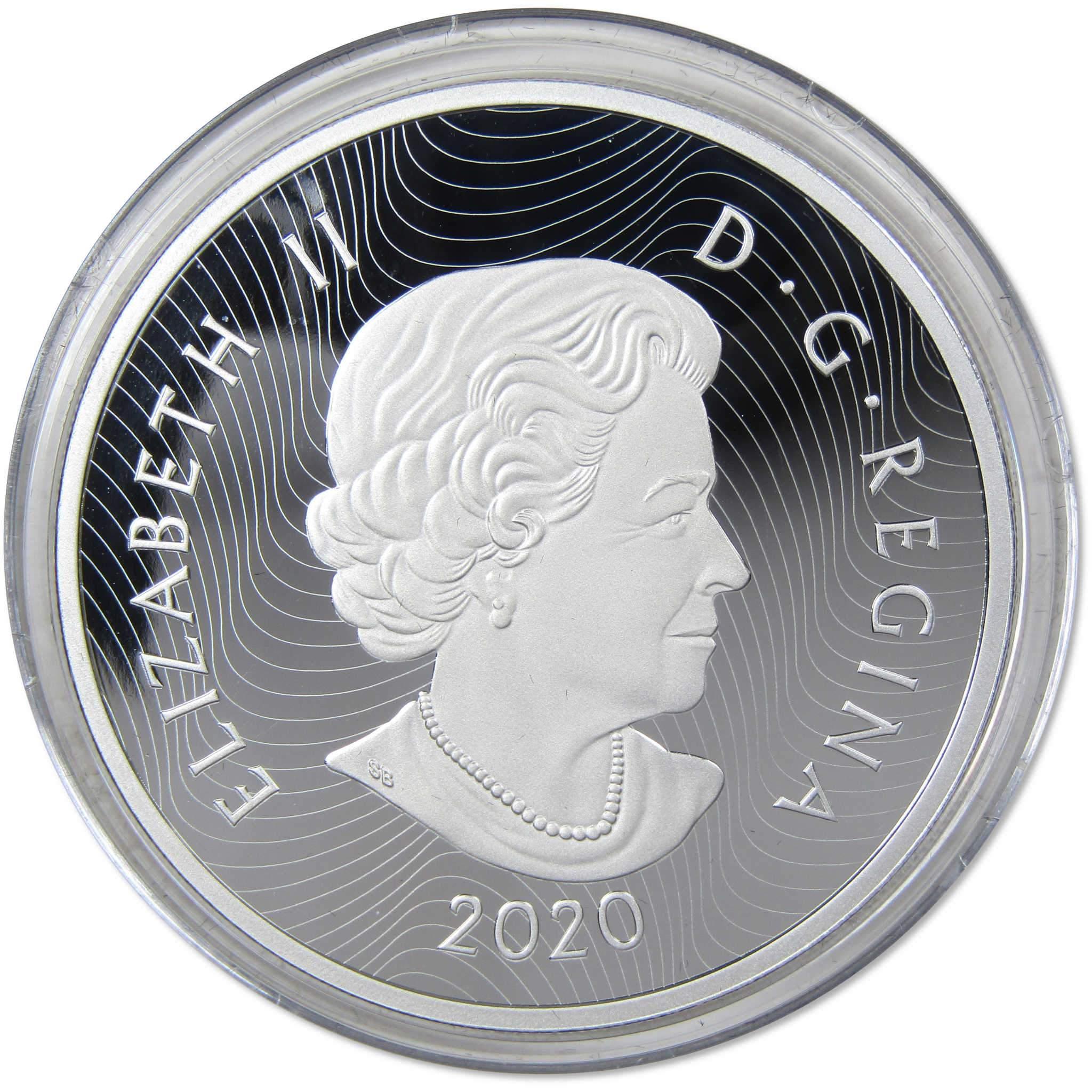 Bighorn Sheep $30 2 oz .9999 Silver $30 Colorized Proof Coin 2020 Canada COA