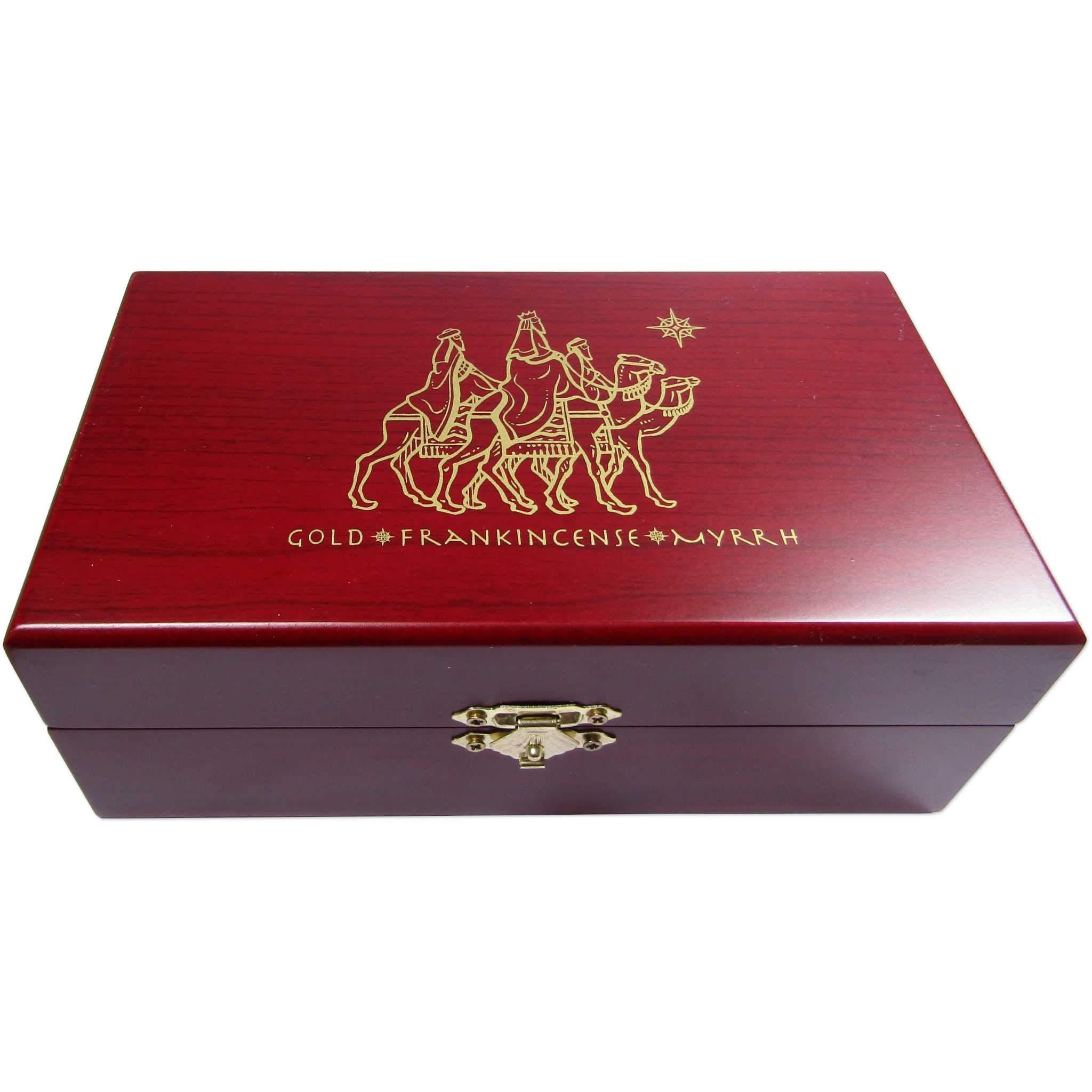 The Original Gifts Of Christmas Gold Frankincense and Myrrh Box Holiday Gift Set