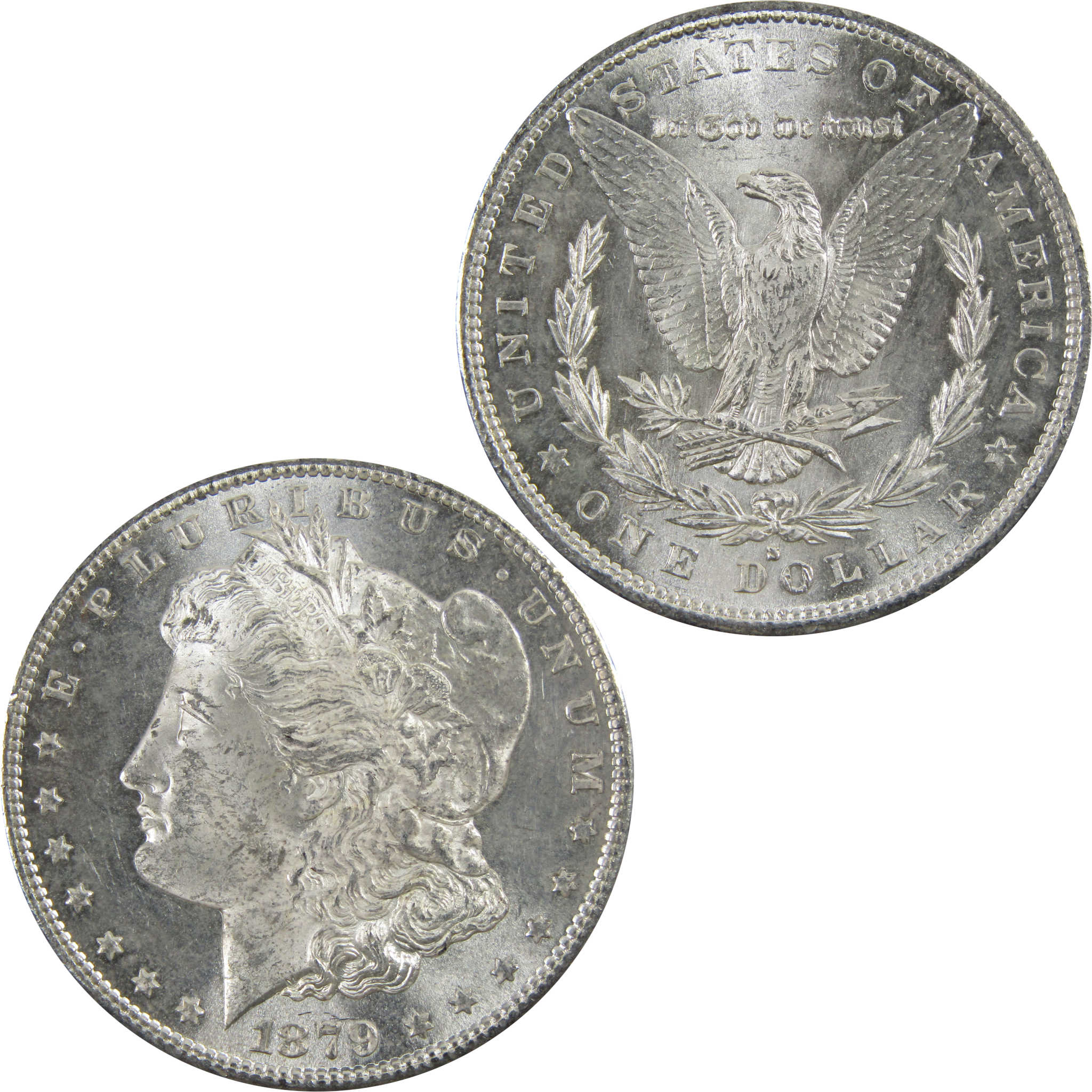 1879 S Morgan Dollar BU Uncirculated 90% Silver $1 Coin SKU:I5187 - Morgan coin - Morgan silver dollar - Morgan silver dollar for sale - Profile Coins &amp; Collectibles