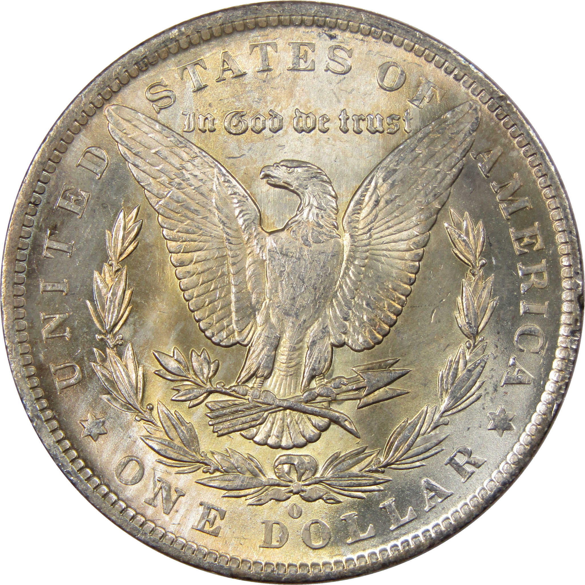 1883 O Morgan Dollar BU Uncirculated Mint State Silver Toned SKU:I1202