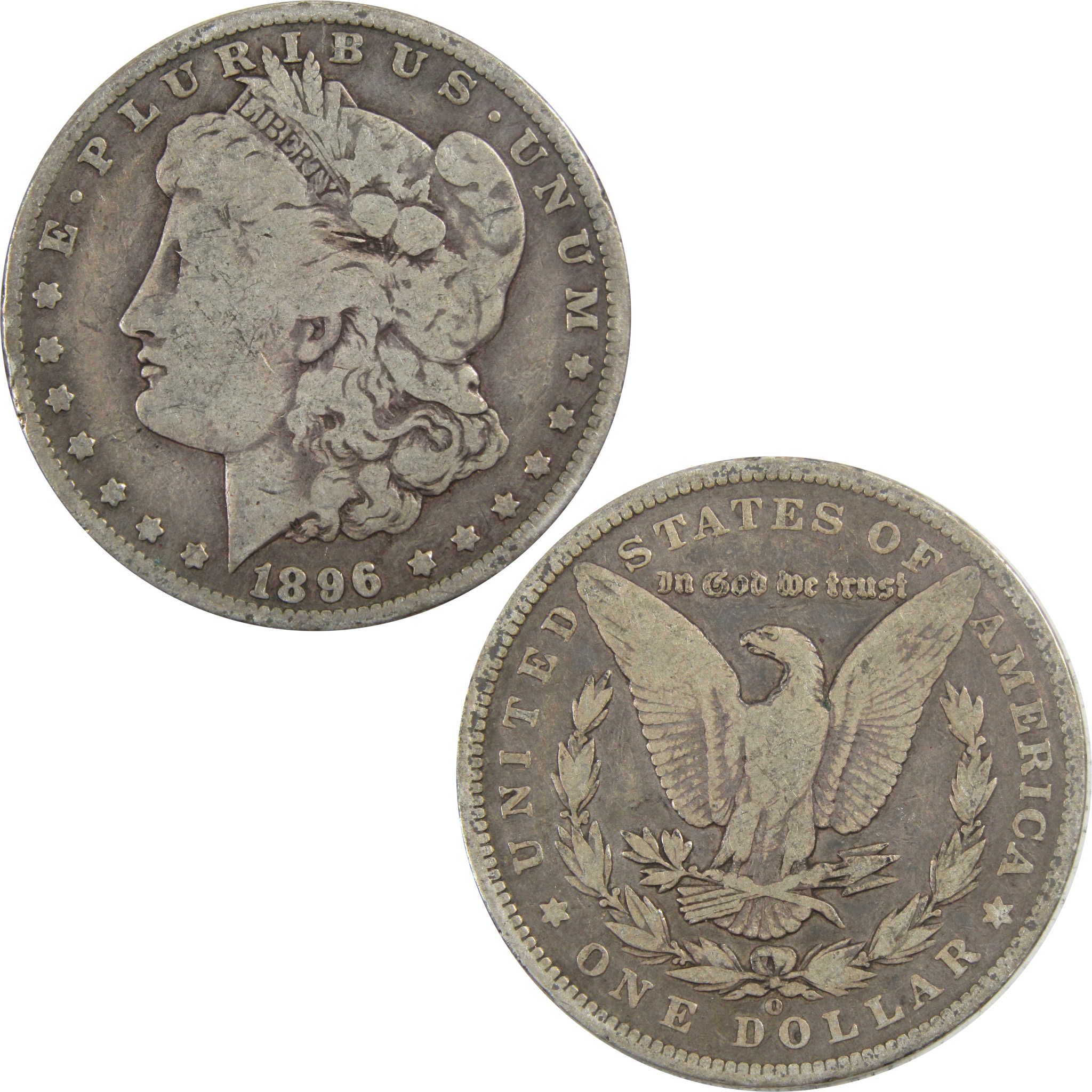 1896 O Morgan Dollar VG Very Good 90% Silver $1 Coin SKU:I5573 - Morgan coin - Morgan silver dollar - Morgan silver dollar for sale - Profile Coins &amp; Collectibles