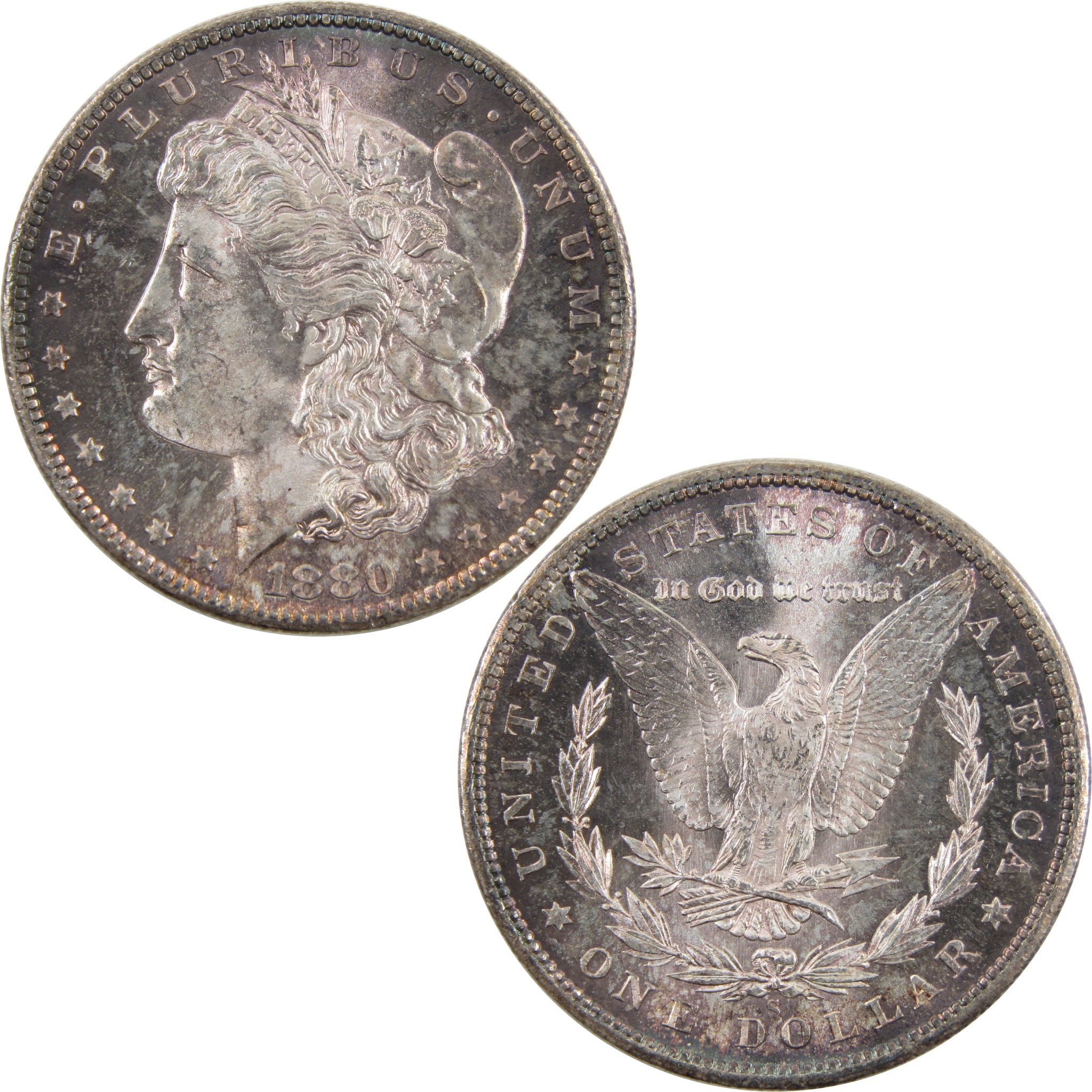 1880 S Morgan Dollar Choice Uncirculated Mint State Silver SKU:I2638 - Morgan coin - Morgan silver dollar - Morgan silver dollar for sale - Profile Coins &amp; Collectibles