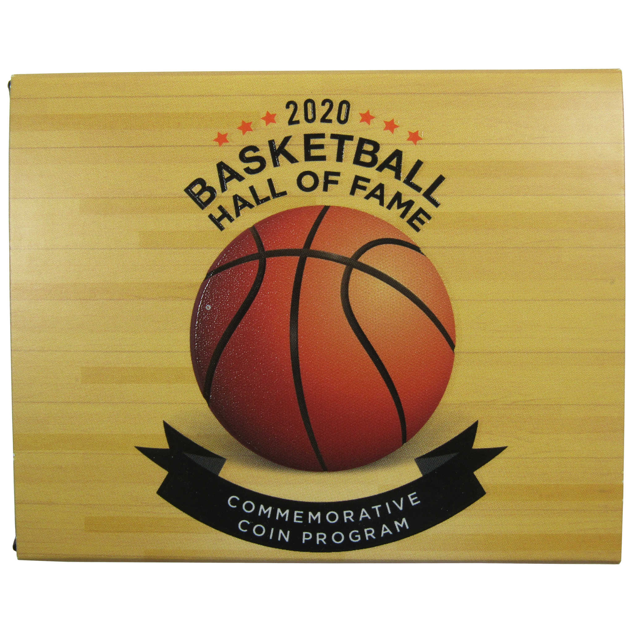 Basketball Hall of Fame Commemorative Half Dollar 2020 S Proof Clad 50c OGP COA