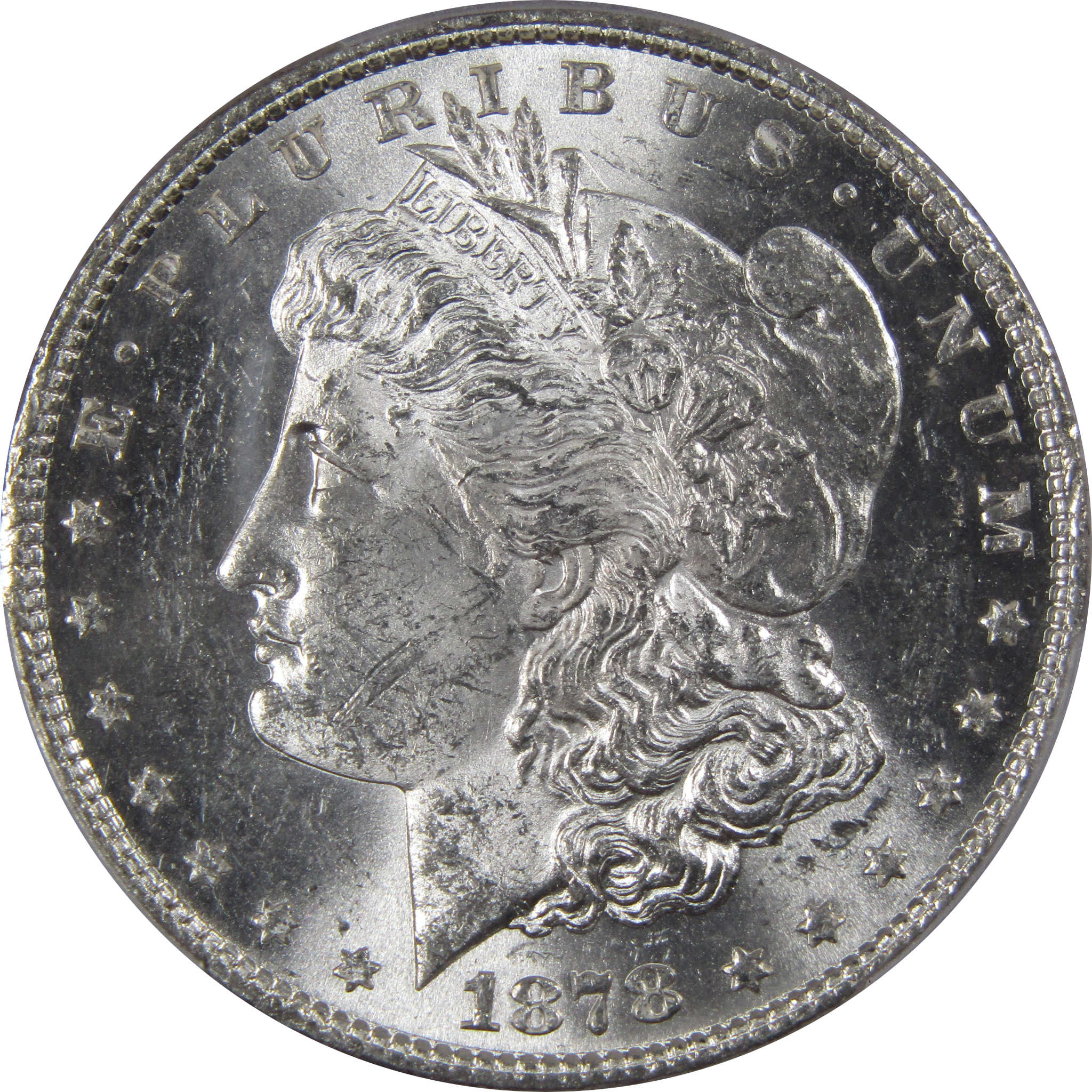 1878 7TF Rev 79 Morgan Dollar MS 62 PCGS Silver SKU:IPC6192 - Morgan coin - Morgan silver dollar - Morgan silver dollar for sale - Profile Coins &amp; Collectibles