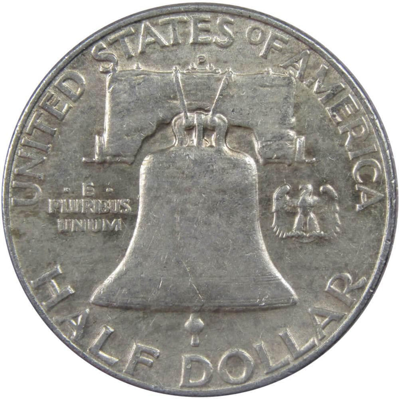 1952 D Franklin Half Dollar AU About Uncirculated 90% Silver 50c US Coin - Franklin Half Dollar - Franklin half dollars - Franklin coins - Profile Coins &amp; Collectibles
