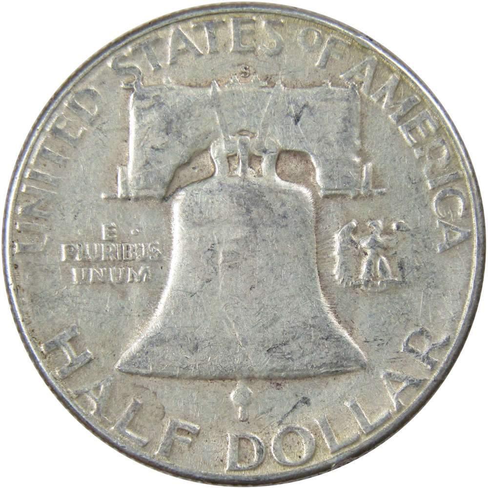 1953 S Franklin Half Dollar VF Very Fine 90% Silver 50c US Coin Collectible