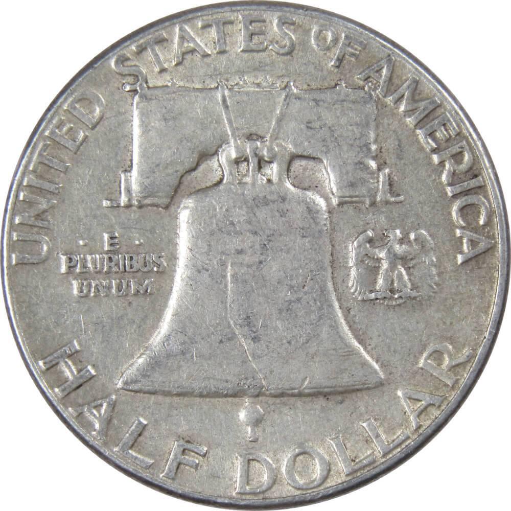 1956 Franklin Half Dollar XF EF Extremely Fine 90% Silver 50c US Coin