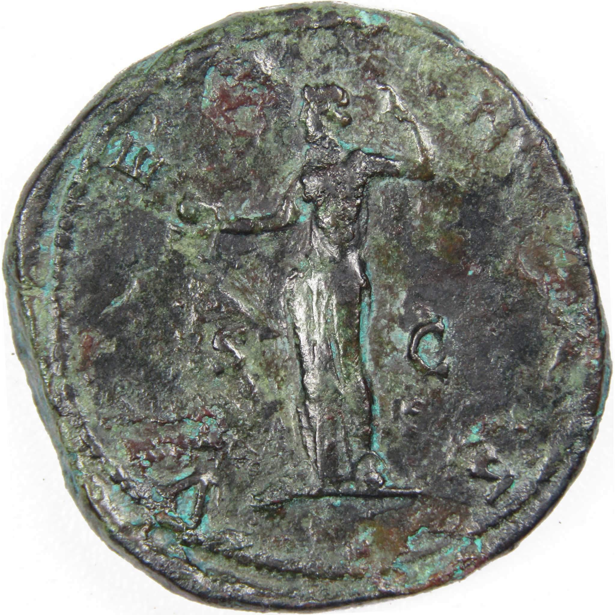 164-182 AD Lucilla SestertiF Fine Ancient Roman Imperial SKU:IPC3810