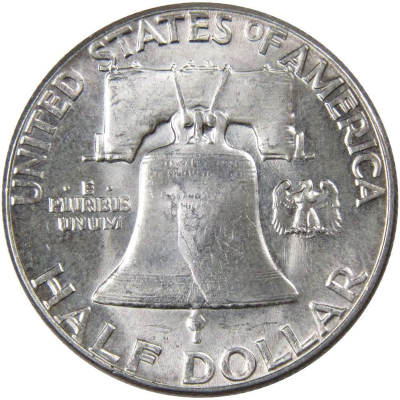 1962 Franklin Half Dollar AU About Uncirculated 90% Silver 50c US Coin - Franklin Half Dollar - Franklin half dollars - Franklin coins - Profile Coins &amp; Collectibles