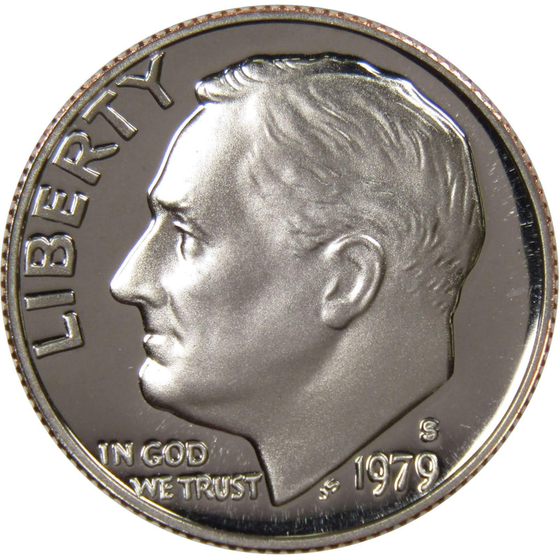 1979 S Type 2 Clear S Roosevelt Dime Choice Proof 10c US Coin Collectible - Roosevelt coin - Profile Coins &amp; Collectibles
