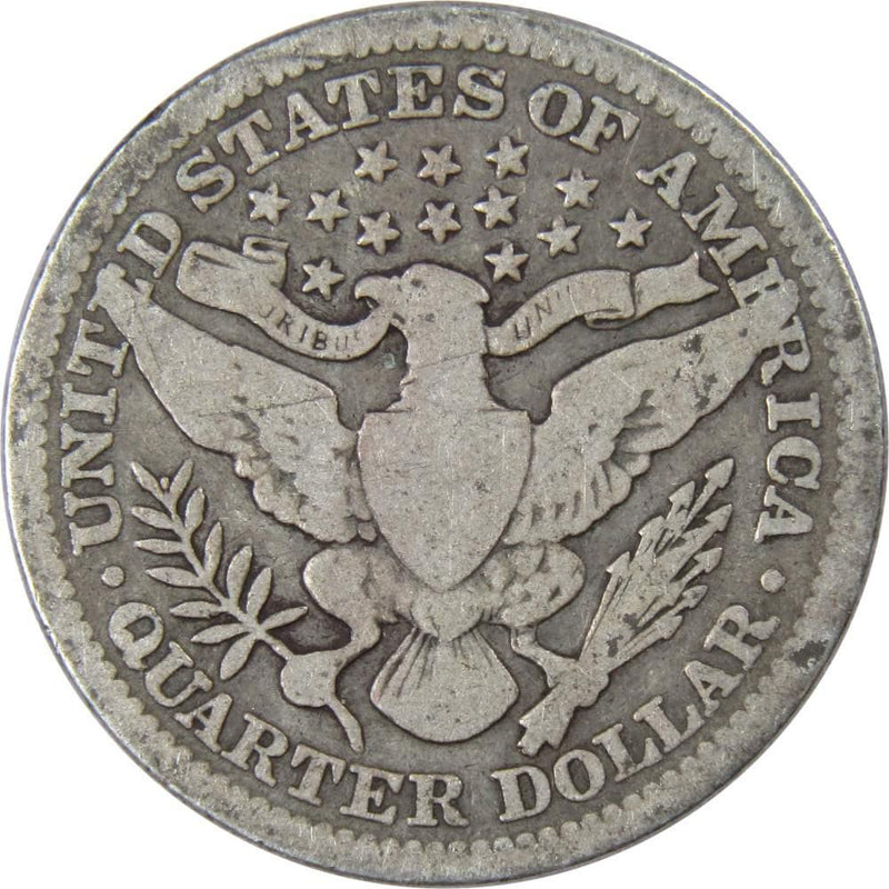 1908 Barber Quarter 90% Silver 25c US Type Coin Collectible - Barber Quarters - Barber Quarters for Sale - Profile Coins &amp; Collectibles