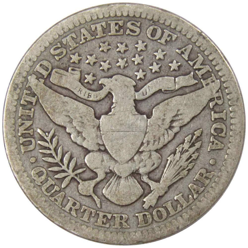 1909 Barber Quarter G Good 90% Silver 25c US Type Coin Collectible - Barber Quarters - Barber Quarters for Sale - Profile Coins &amp; Collectibles