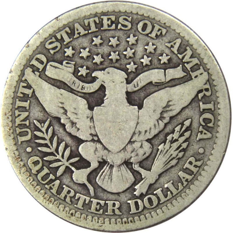 1913 Barber Quarter G Good 90% Silver 25c US Type Coin Collectible - Barber Quarters - Barber Quarters for Sale - Profile Coins &amp; Collectibles