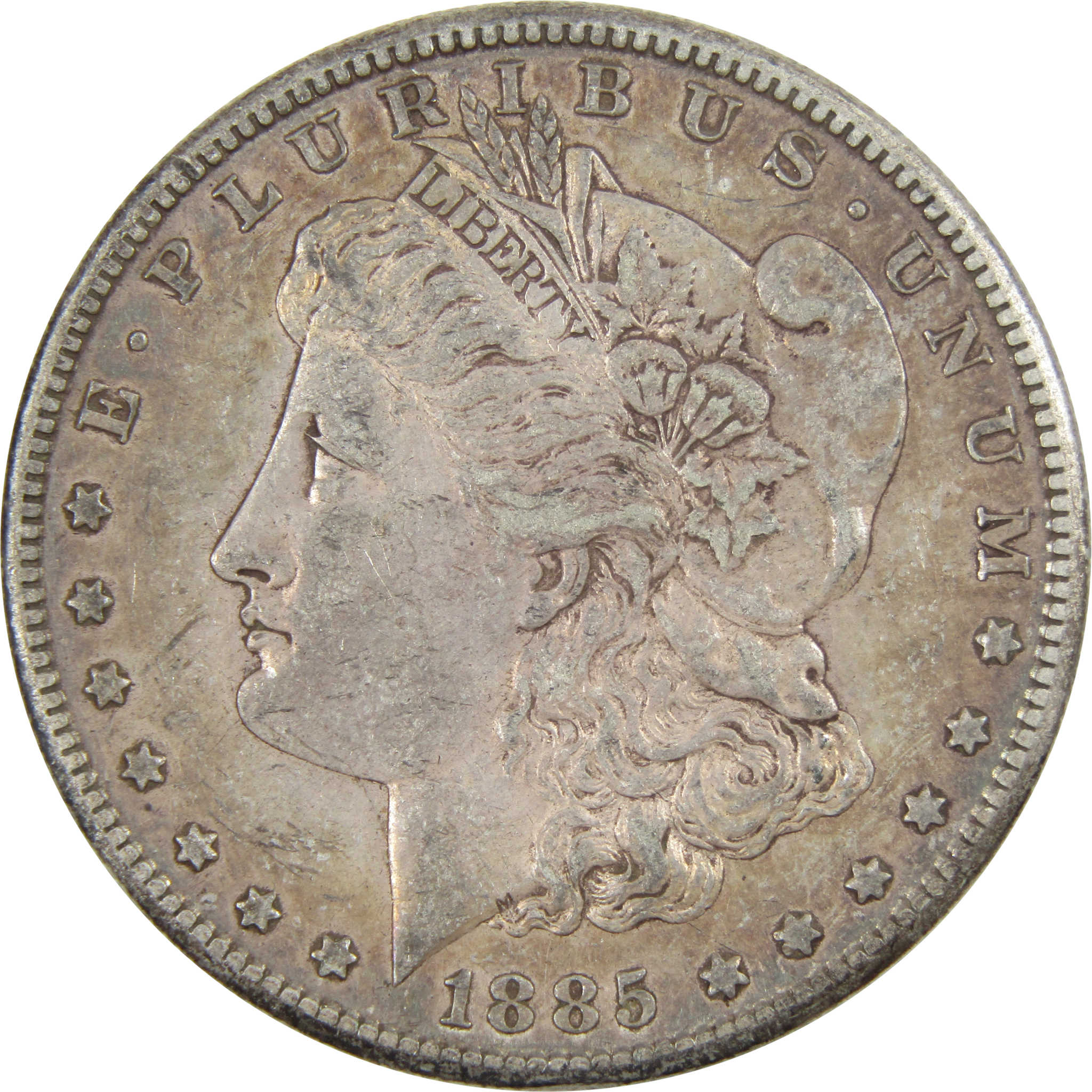 1885 S Morgan Dollar XF EF Extremely Fine 90% Silver $1 Coin SKU:I4025 - Morgan coin - Morgan silver dollar - Morgan silver dollar for sale - Profile Coins &amp; Collectibles