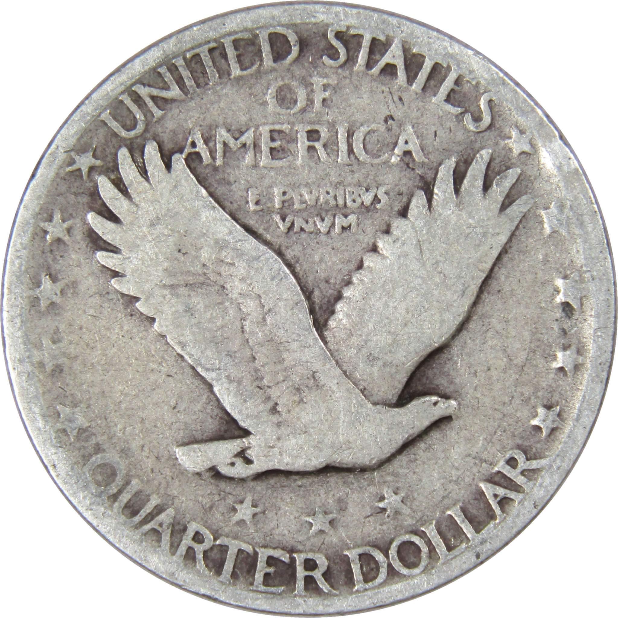 シルバー ゴールド アンティークコイン 1921 Standing Liberty Quarter