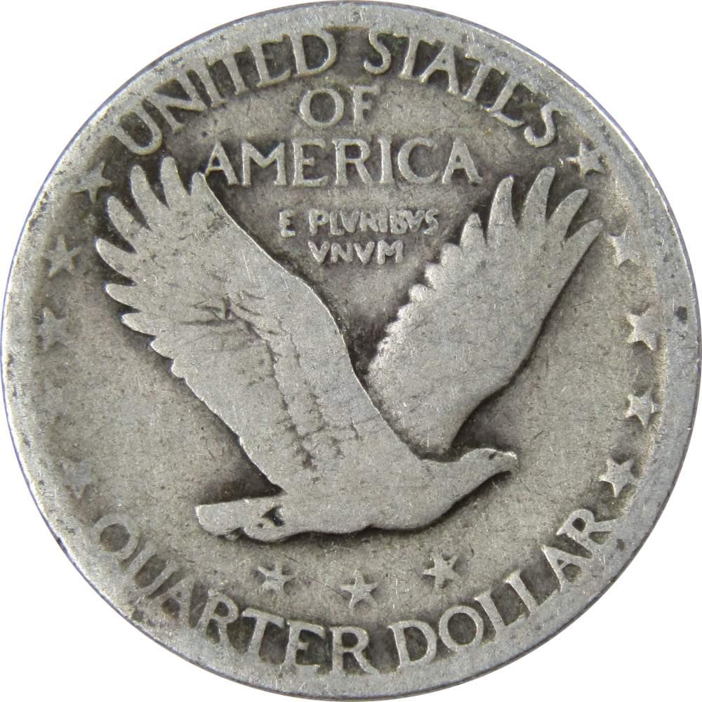 1926 Standing Liberty Quarter AG About Good 90% Silver 25c US Type Coin