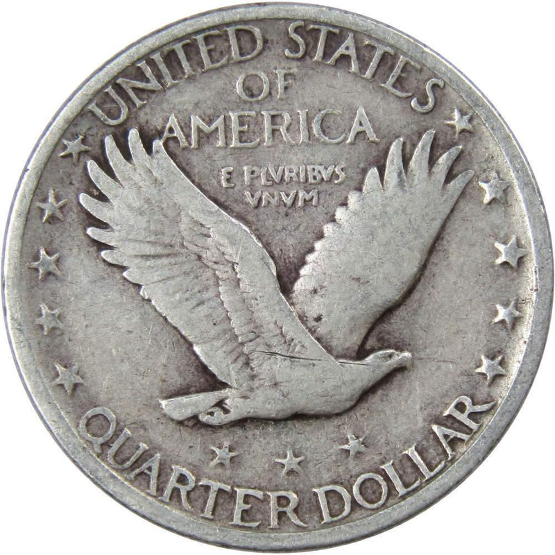 1927 Standing Liberty Quarter VG Very Good 90% Silver 25c US Type Coin - Standing Liberty Quarter for Sale - Profile Coins &amp; Collectibles