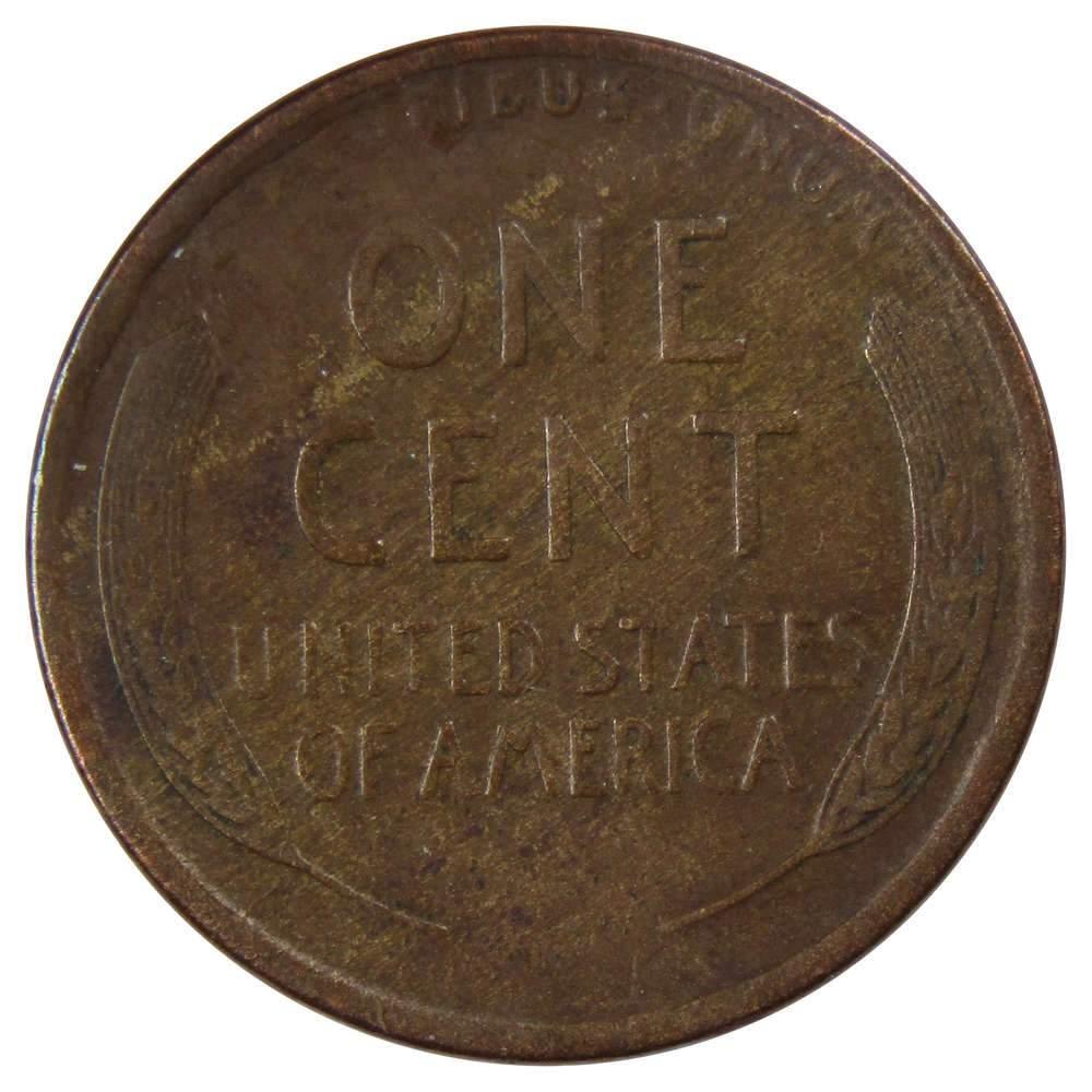 1910 S Lincoln Wheat Cent F Fine Bronze Penny 1c Coin Collectible