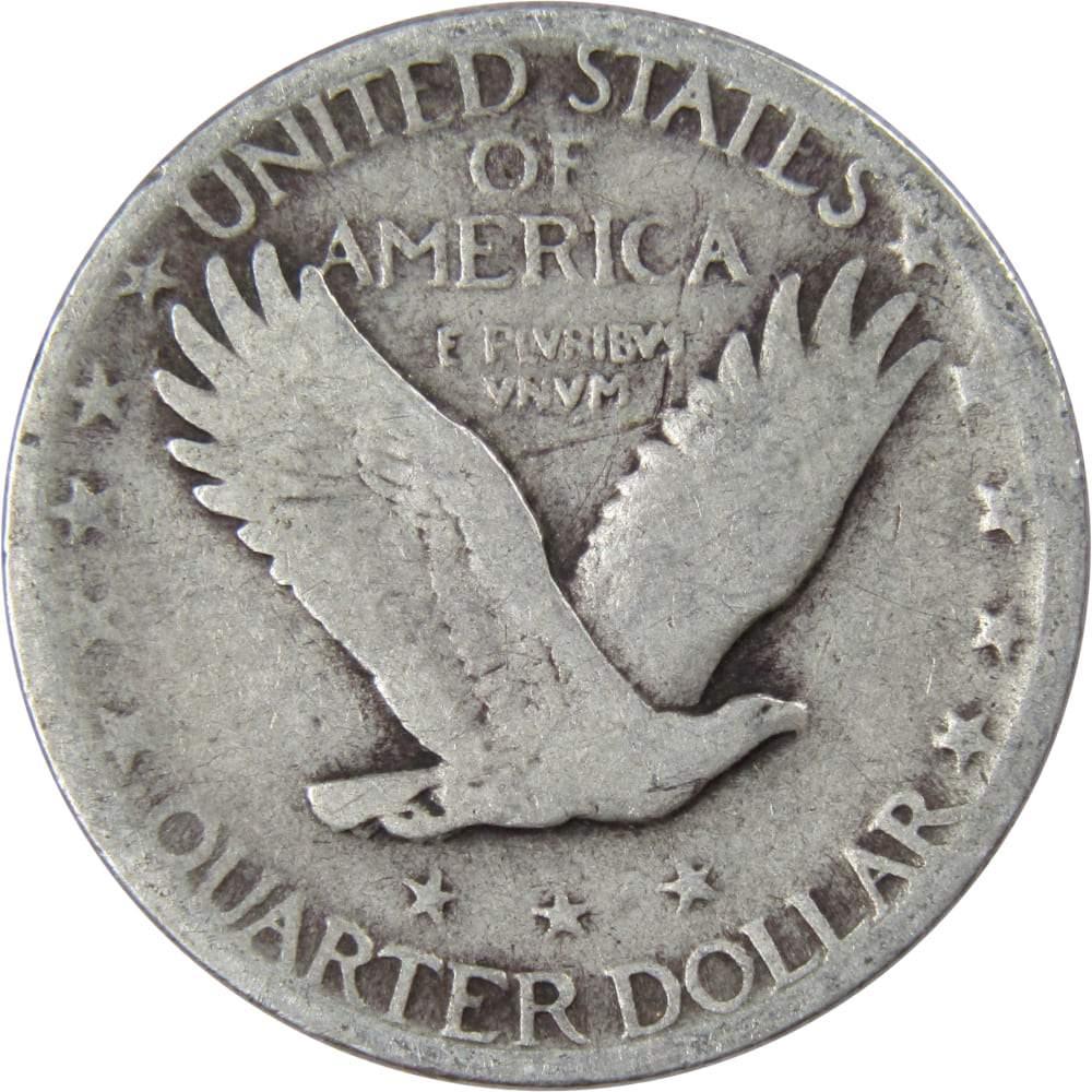 1928 Standing Liberty Quarter AG About Good 90% Silver 25c US Type Coin