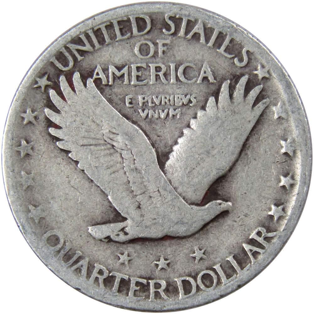1929 Standing Liberty Quarter G Good 90% Silver 25c US Type Coin Collectible